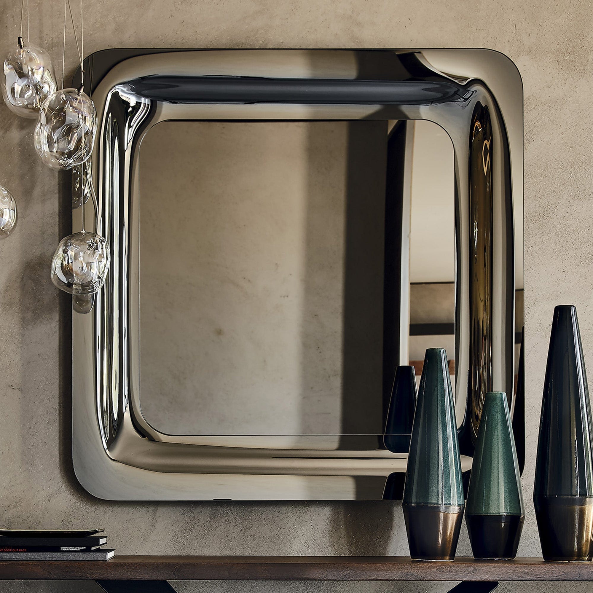 Cattelan Italia Glenn - Mirror Mirrored Smoke Grey Glass 190x80cm