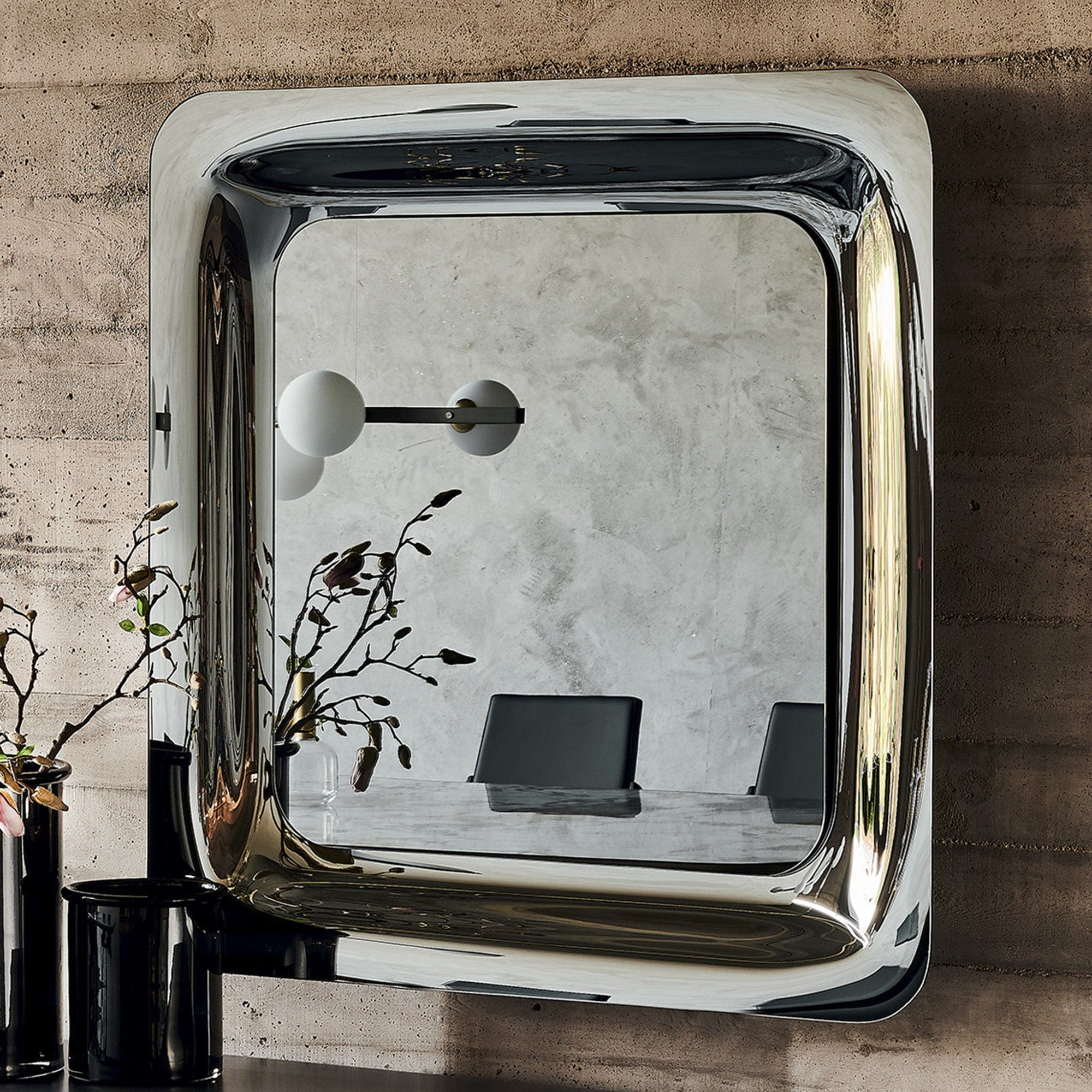 Cattelan Italia Glenn - Mirror Mirrored Smoke Grey Glass 190x80cm