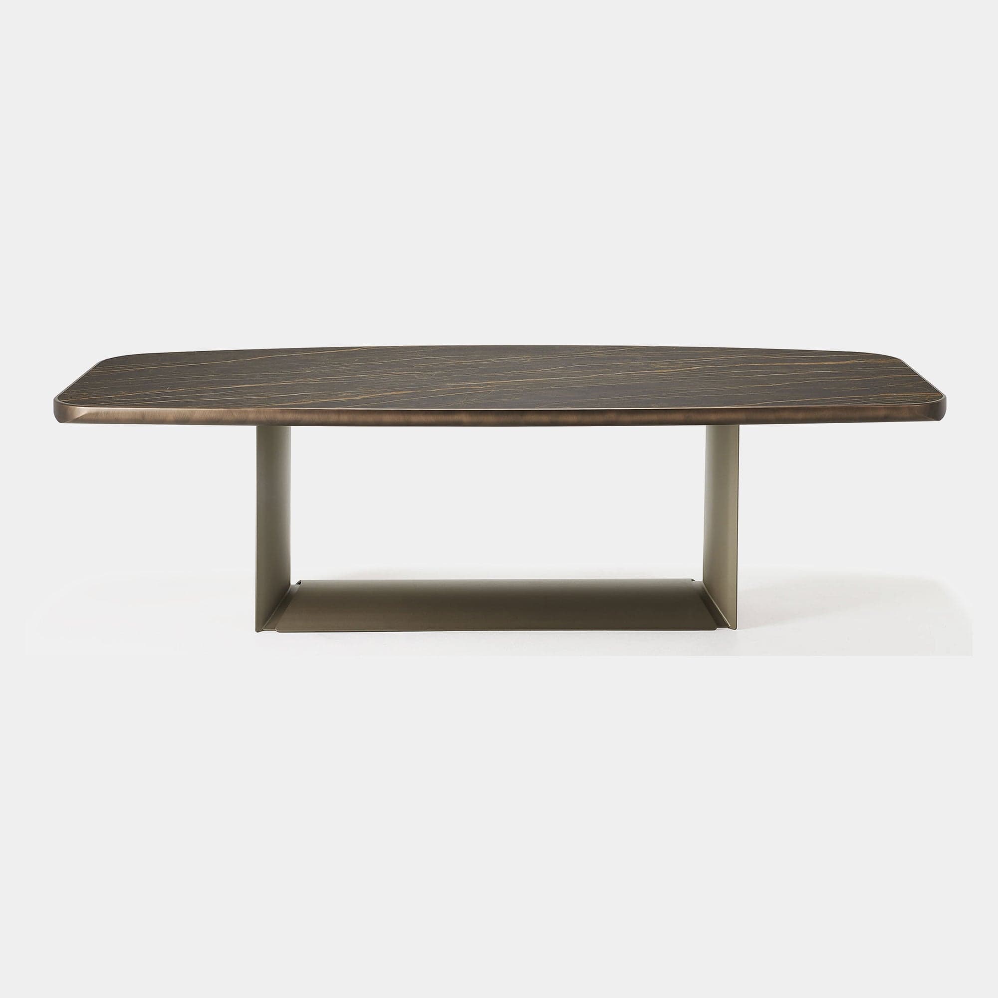 Cattelan Italia Dragon Keramic Premium - Dining Table Bronze Top & Titanium Base 300cm x 128cm