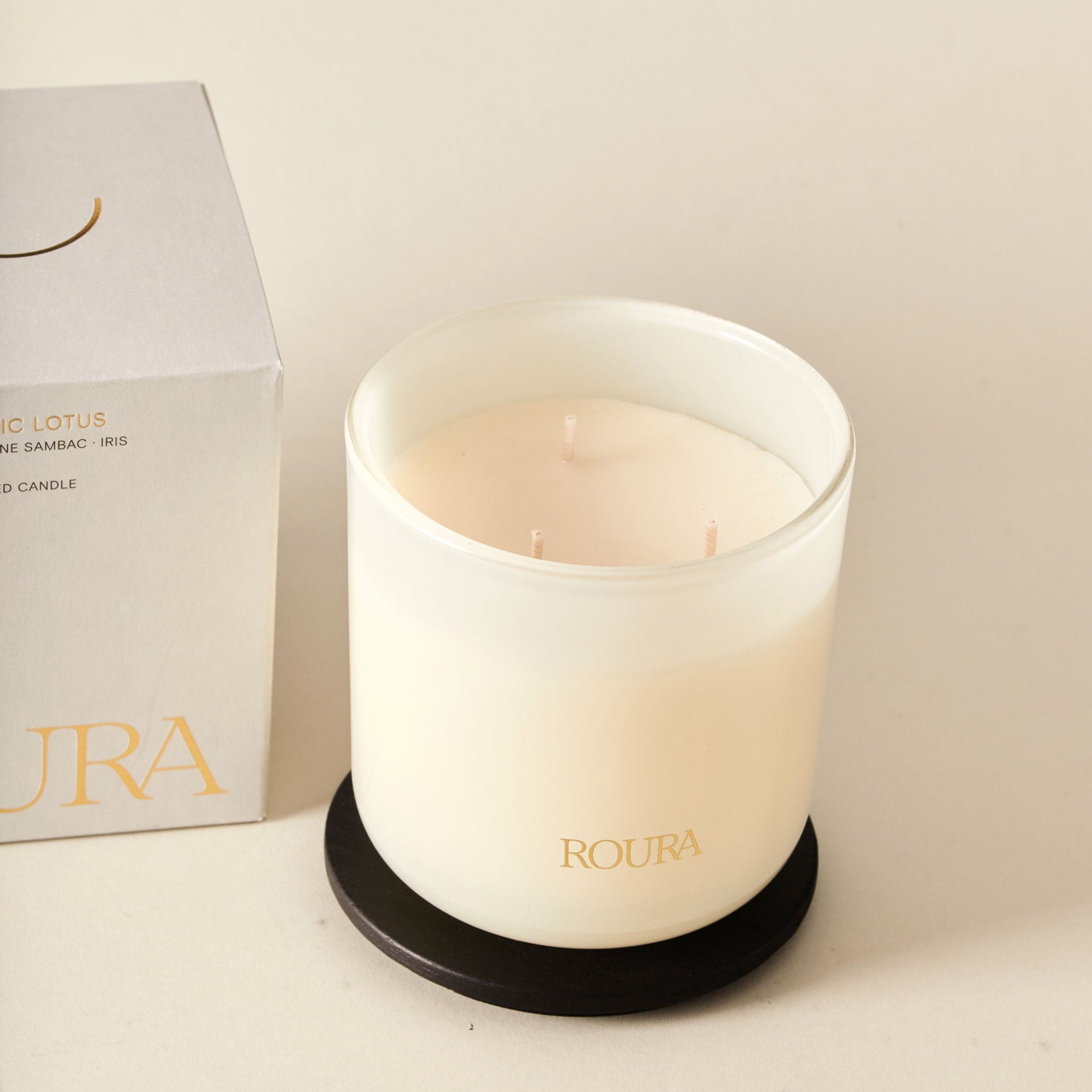 Roura - Majestic Lotus Candle & Reed Diffuser Set