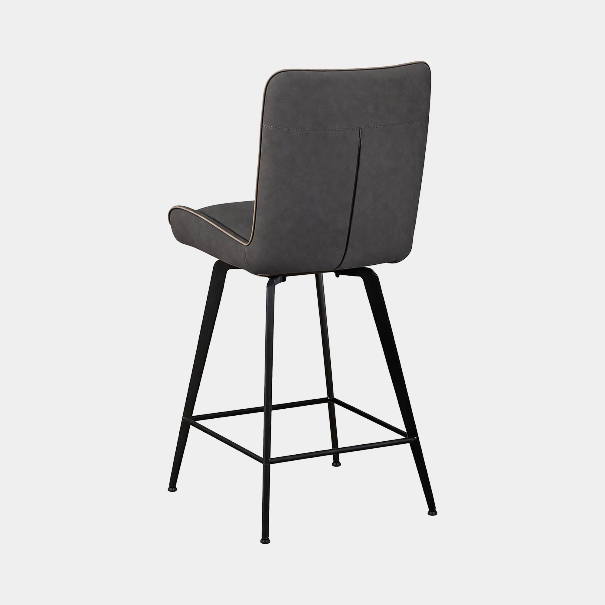 Lucy - Swivel Bar Stool, PU Leather