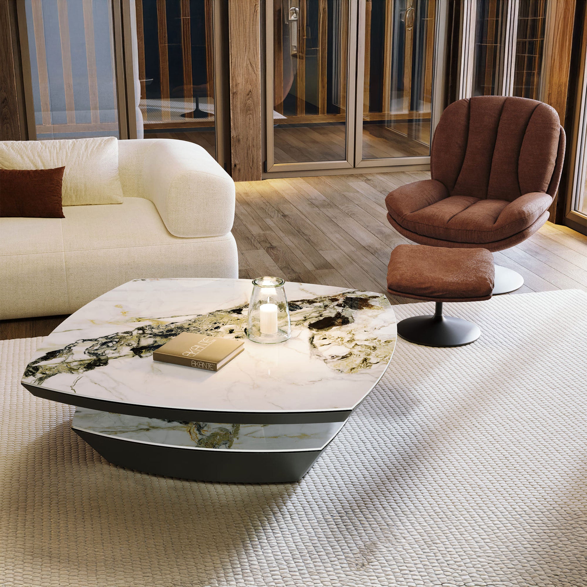 Marseille - Coffee Table With Doro Marble Top