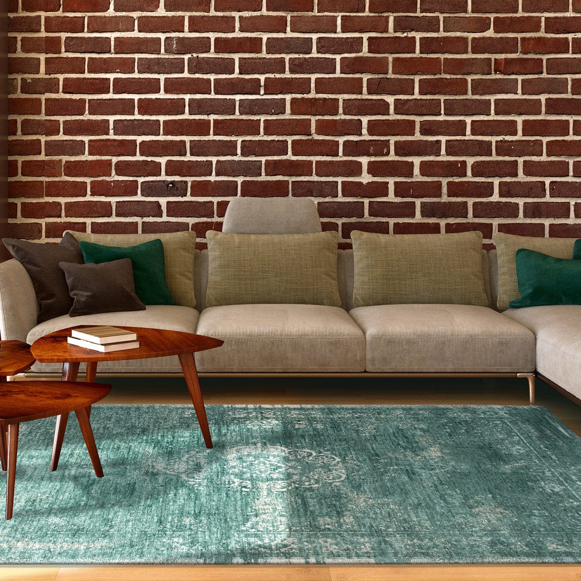 World Medallion - Cotton Rug