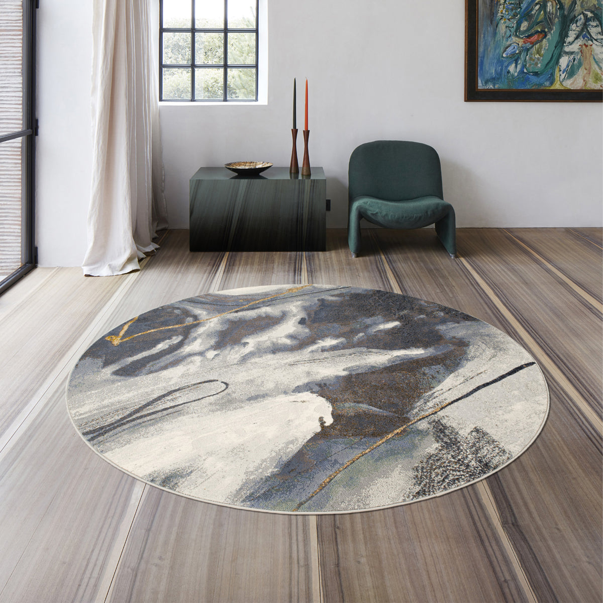Galleria Abstract - Round Rug