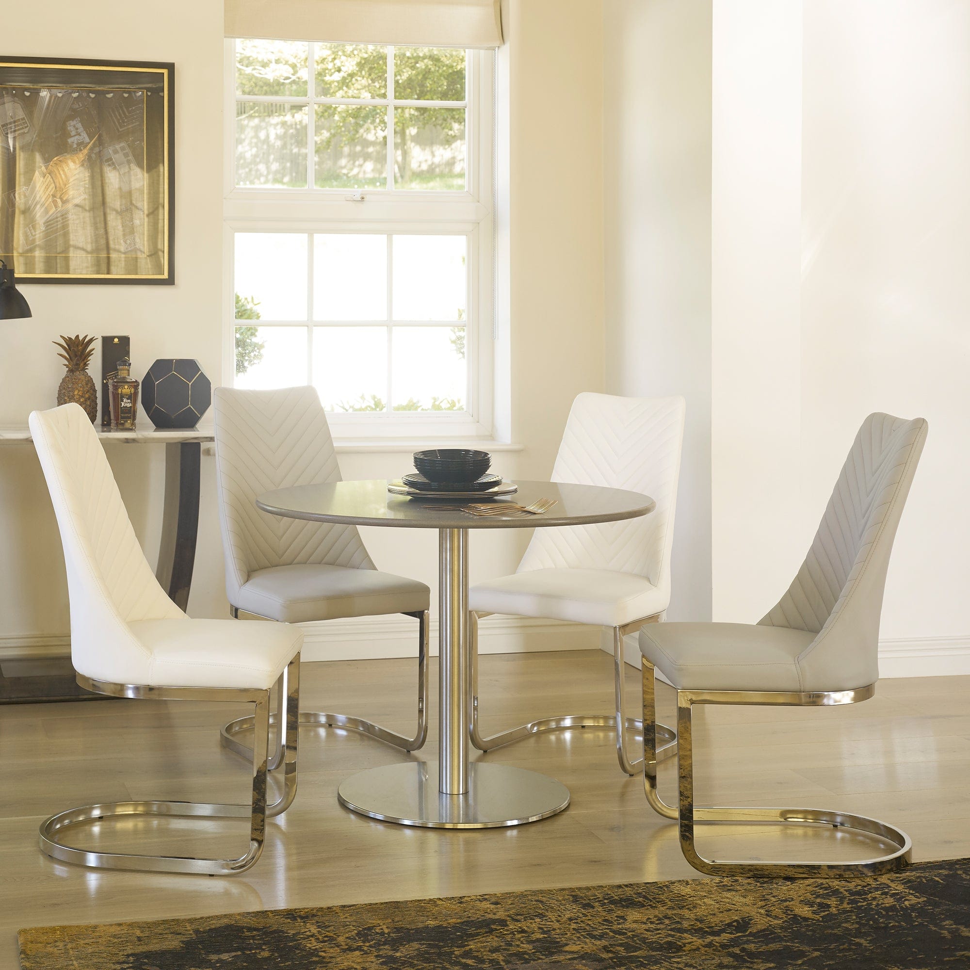 Florence - Marble Round Dining Table
