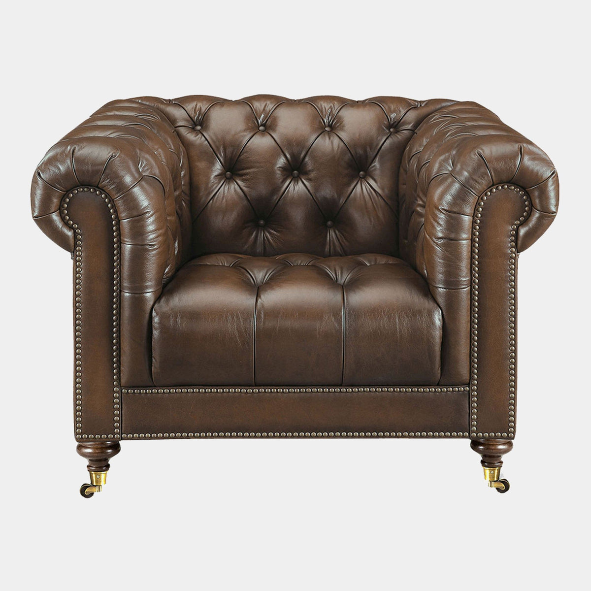 Churchill - Club Chair, Vintage Cognac Leather