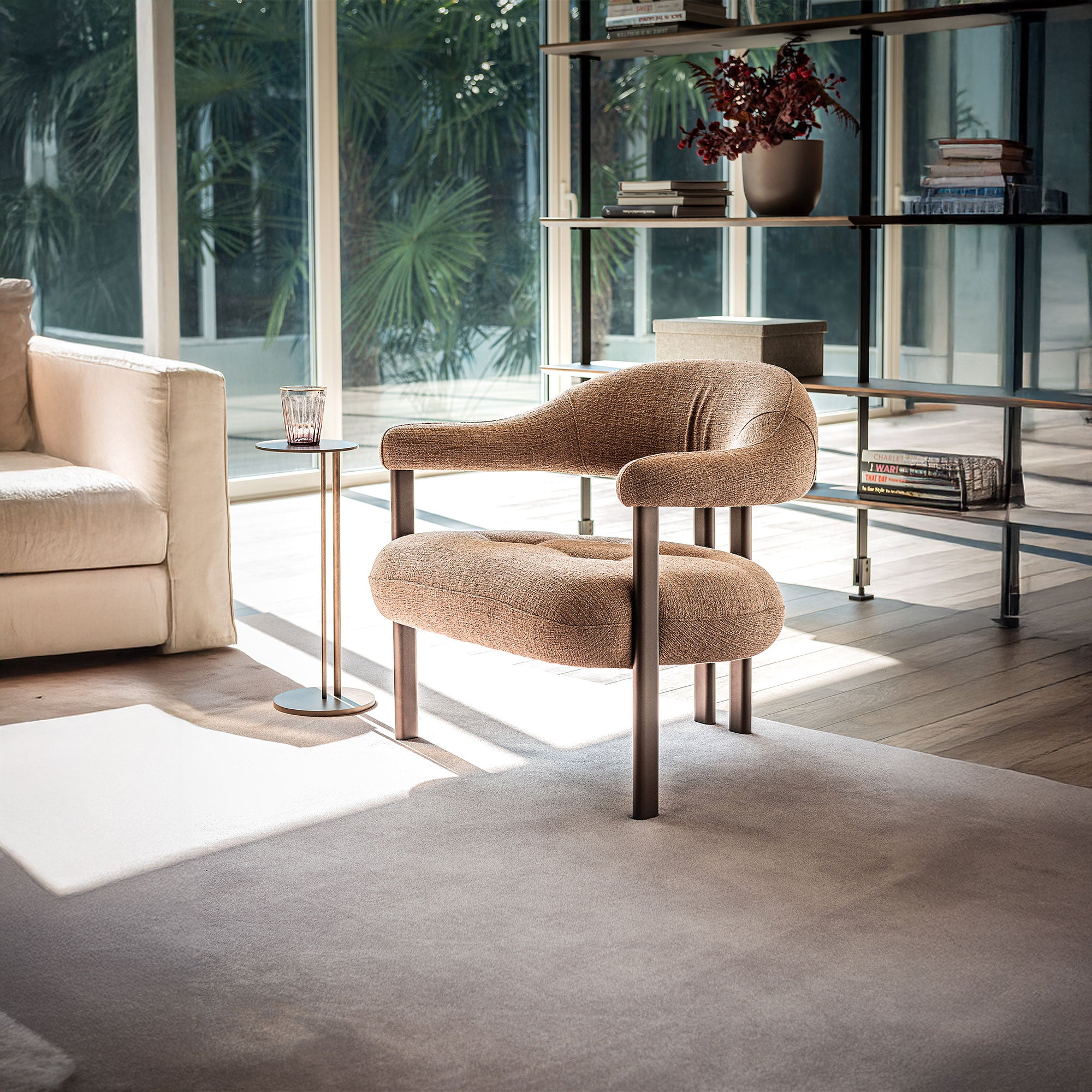 Cattelan Italia Greta - Lounge Dining Chair, Leather