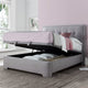 Heidi - Ottoman Bed Frame In Marbella Grey 135cm (Double)