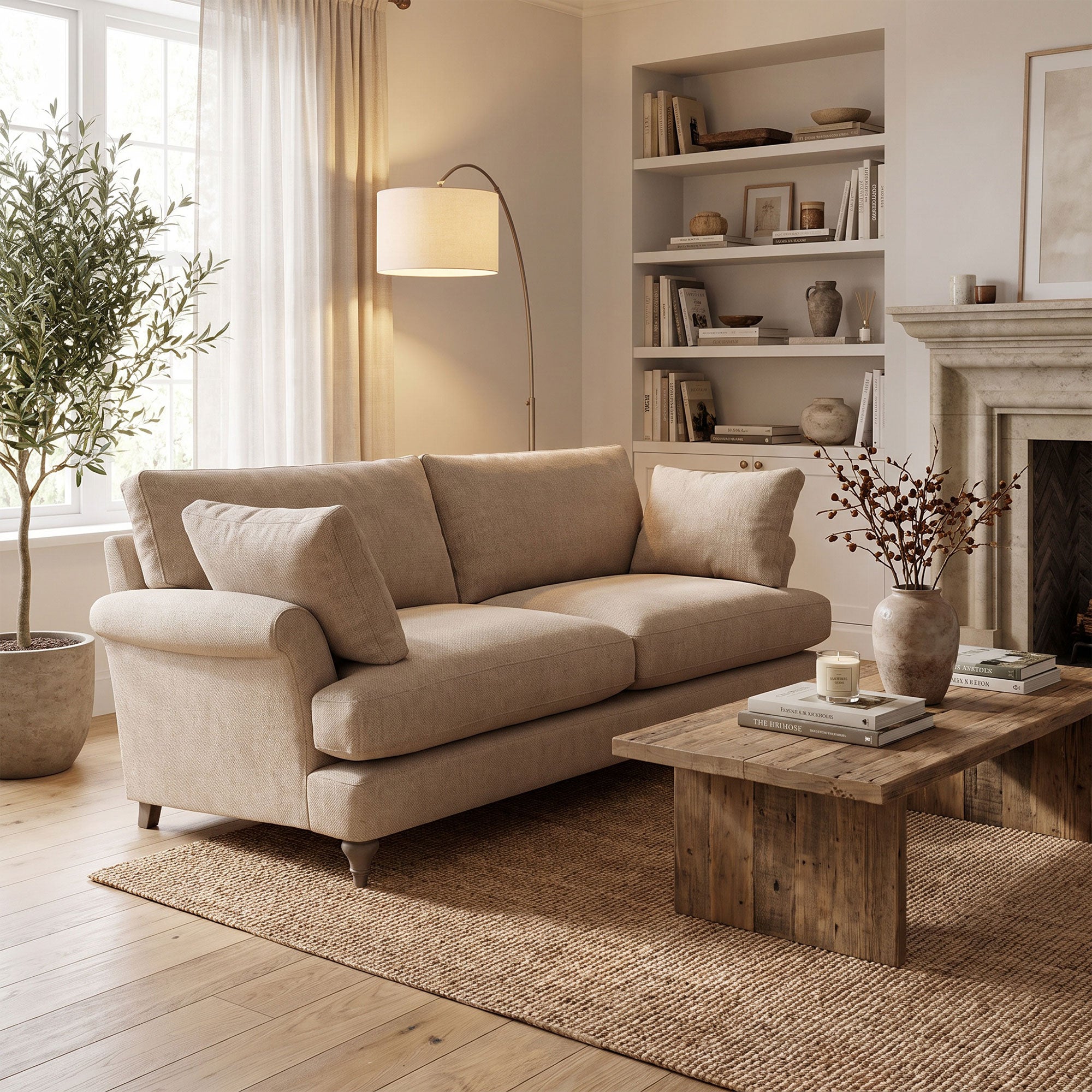 Somerton - Large Sofa, Fabric