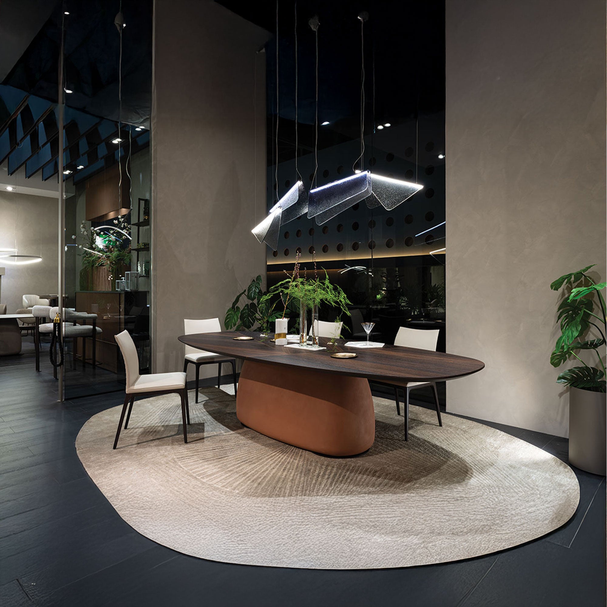 Cattelan Italia Botero - Wood Dining Table
