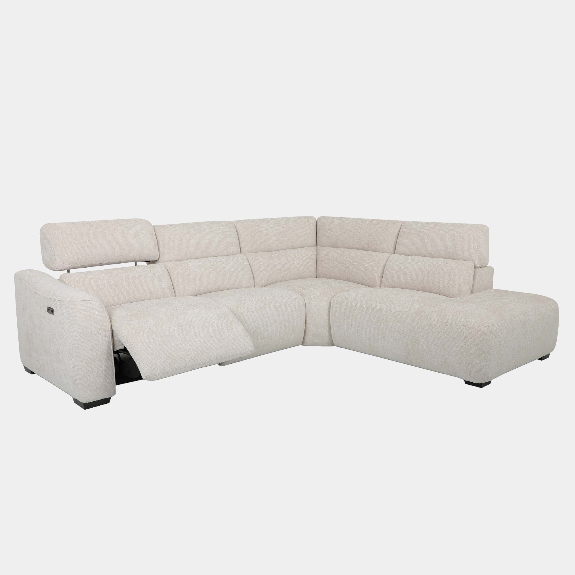 Malibu - RHF Power Recliner Corner Sofa, Fabric