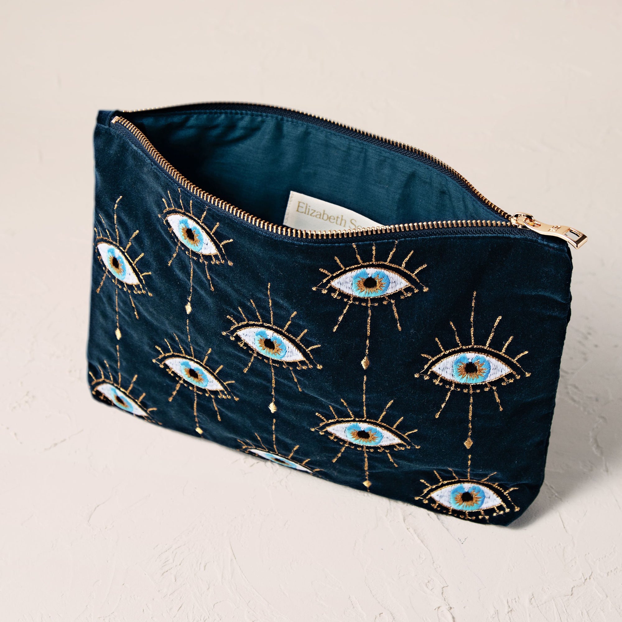 Elizabeth Scarlett Mystical Eye - Everyday Pouch, Ink Blue