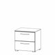 Charlton - 50cm 2 Drawer Bedside Table Colour Front