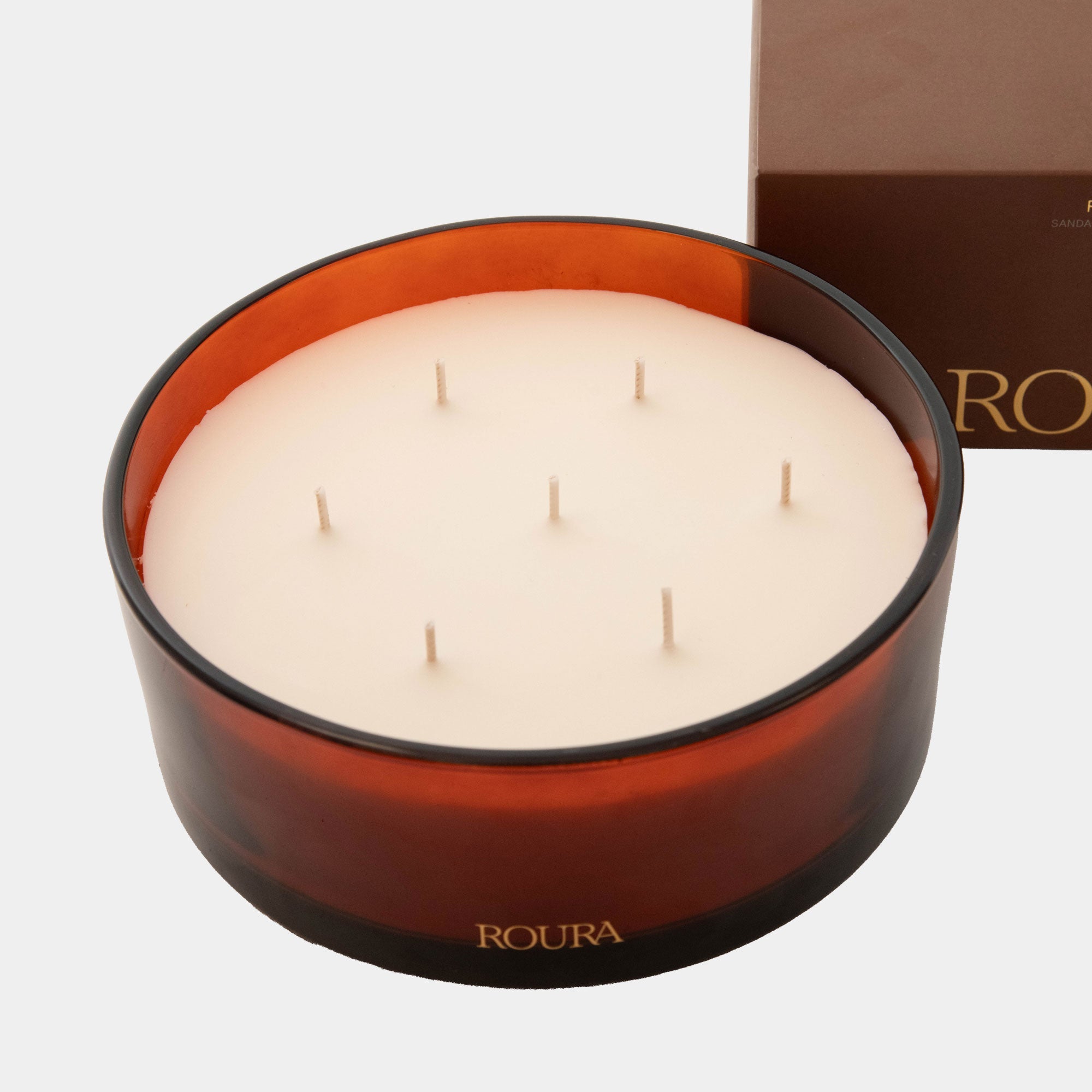 Roura - Royal Amber 7 Wick Scented Candle 960g