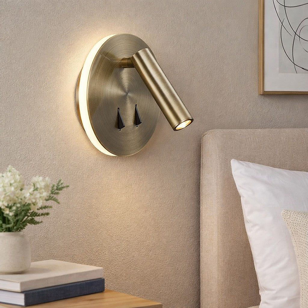 Ruby Antique Brass - Wall Light