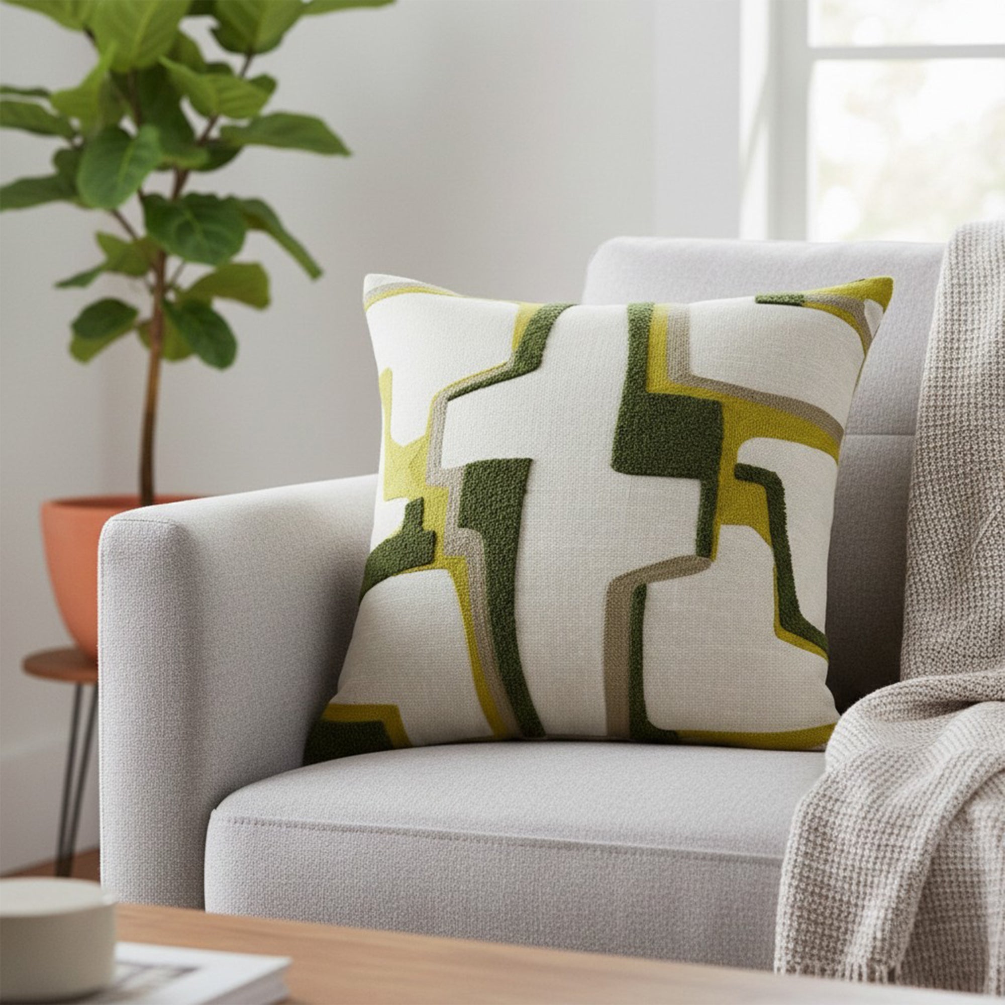 Alto - Green Cushion 43x43cm