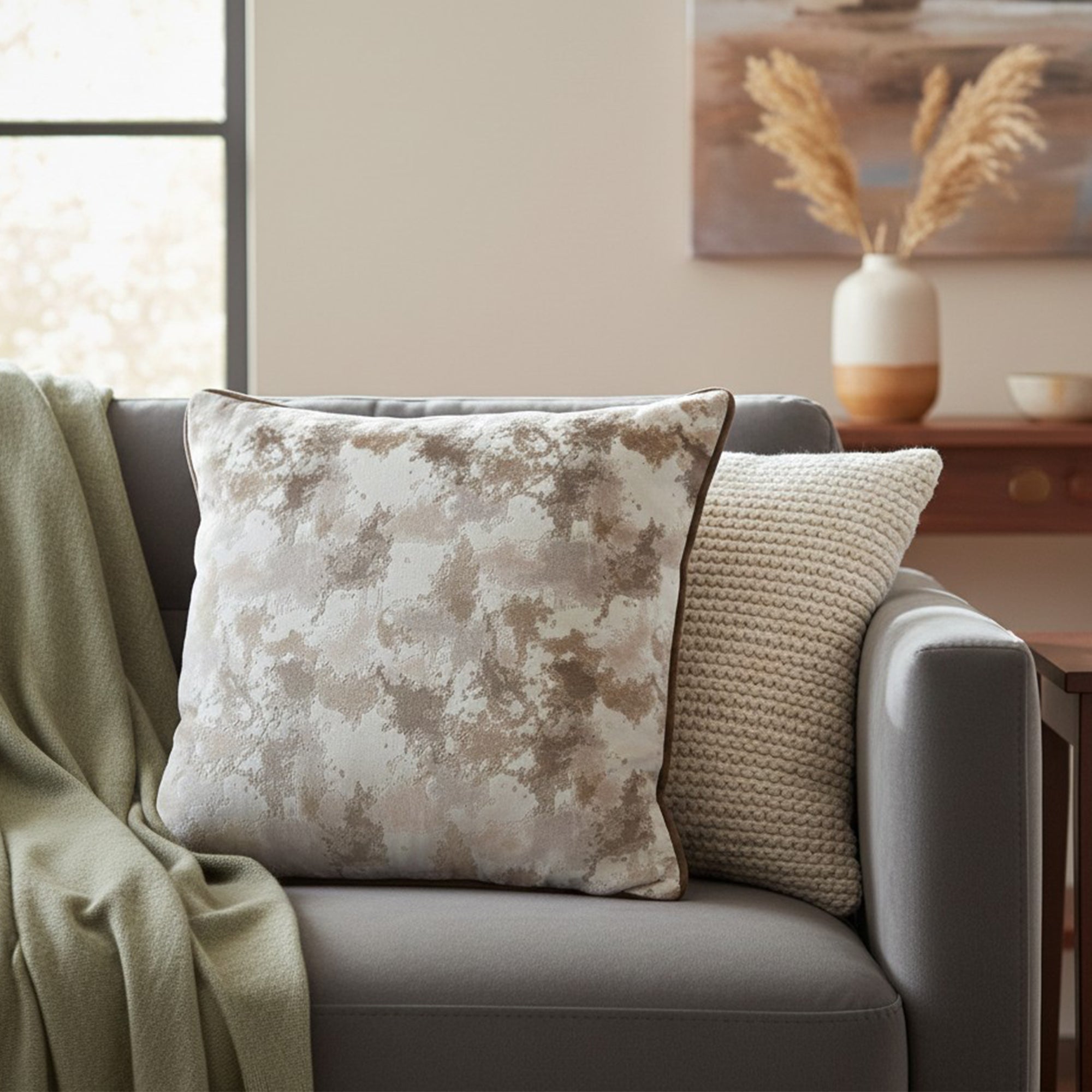 Fram - Taupe Cushion 45x45cm