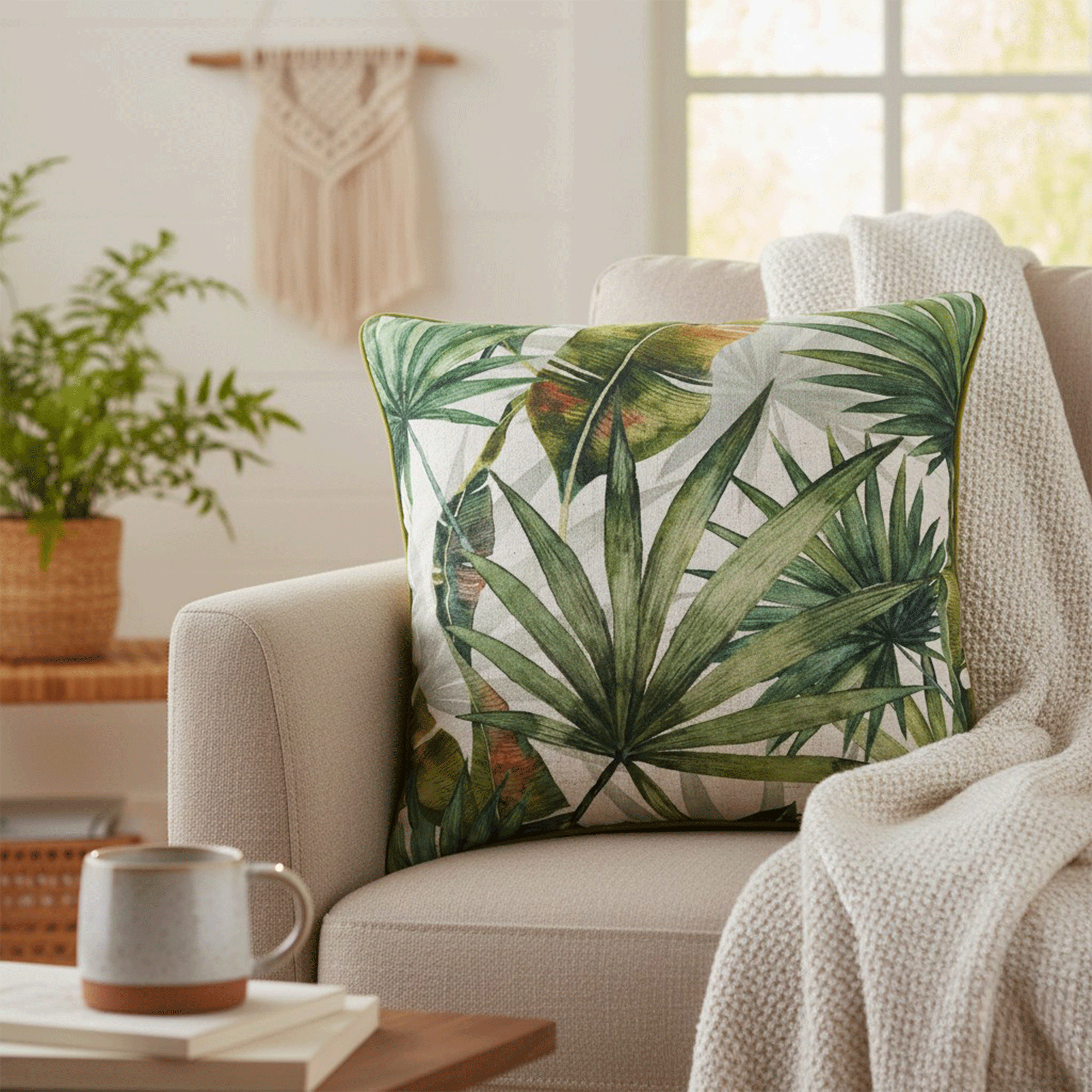 Vita - Green Cushion 45x45cm