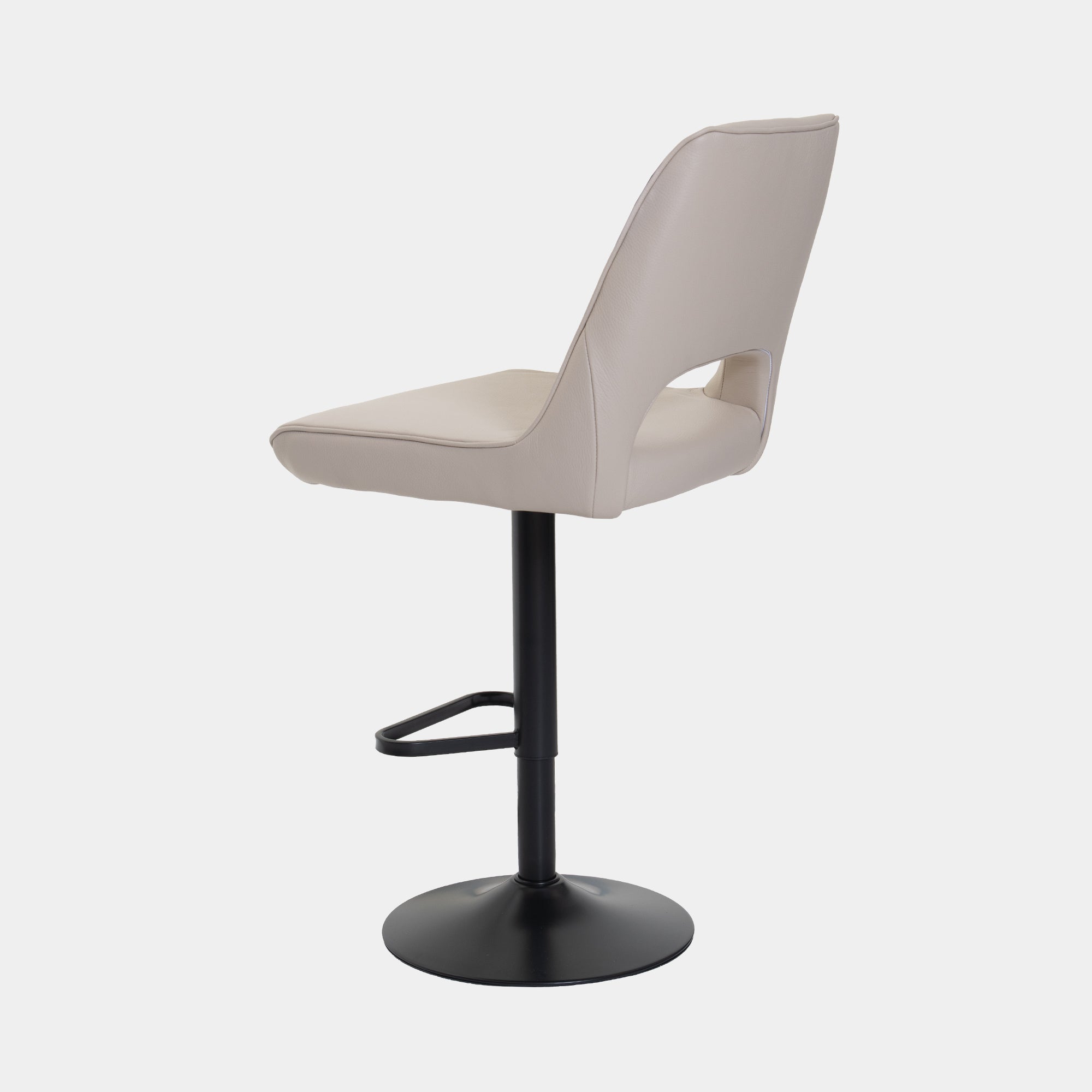 Sam - Swivel Bar Stool, Soleda Leather