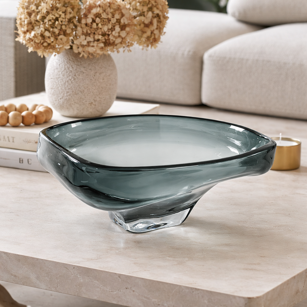 Smoked Glass - Decorative Bowl