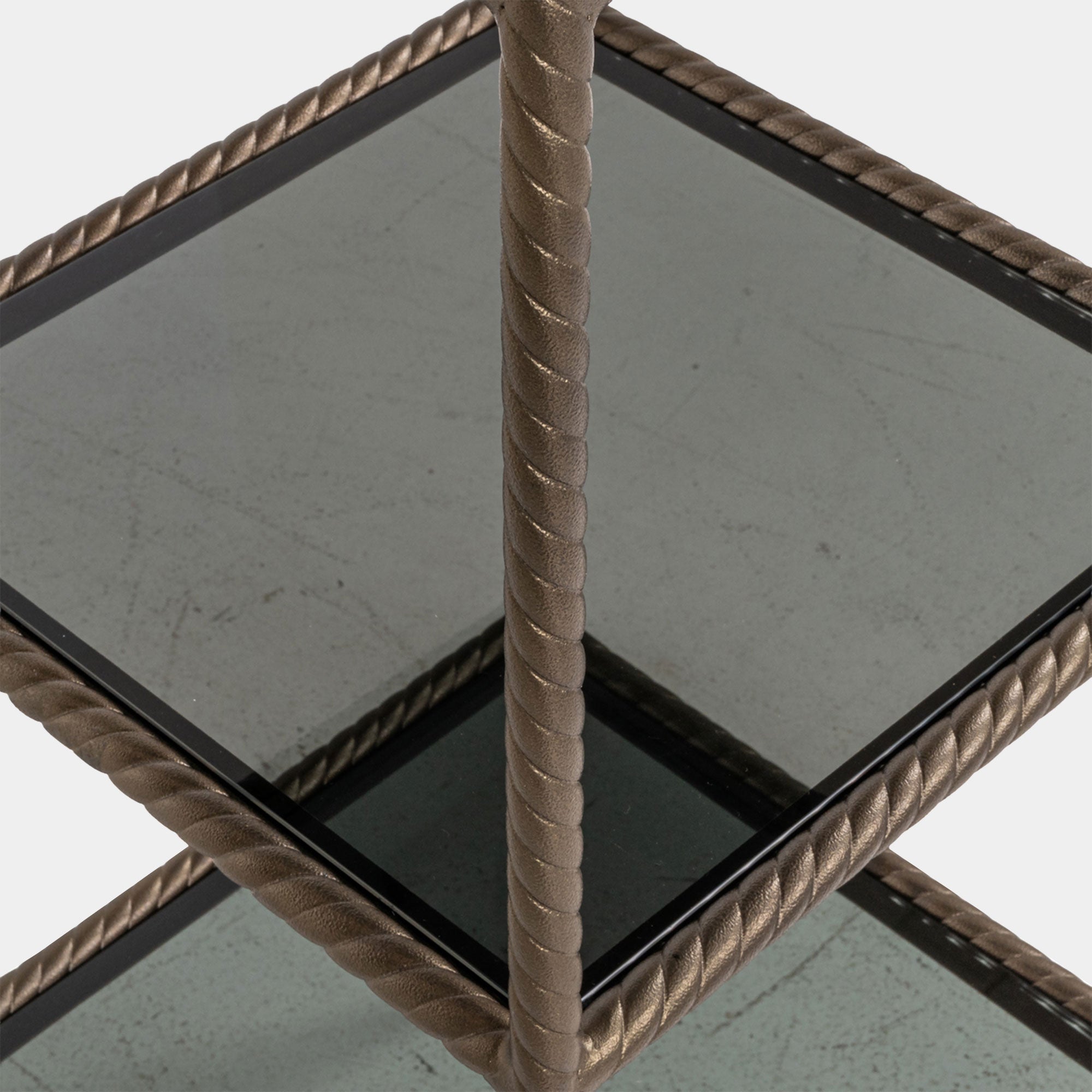 Smythe - Shelving Unit, Gold