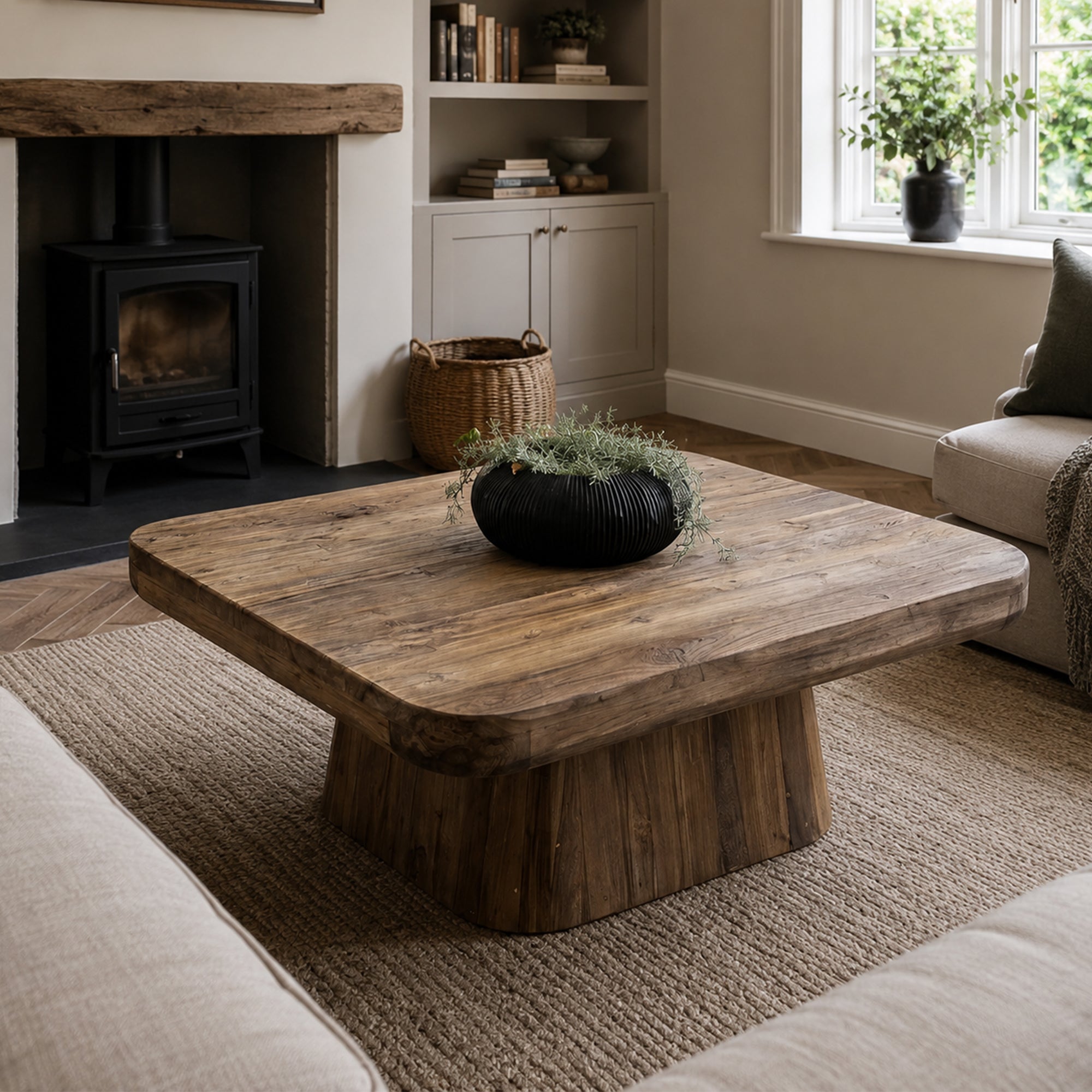 Java - Rectangular Wooden Coffee Table