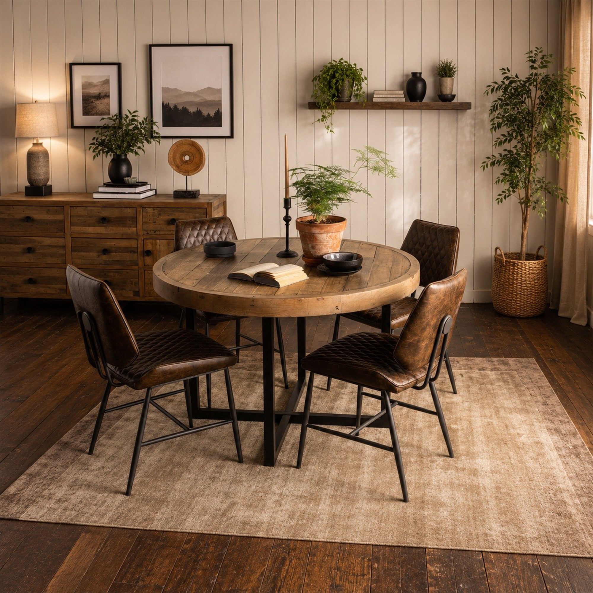 Delta - Wooden Round Dining Table