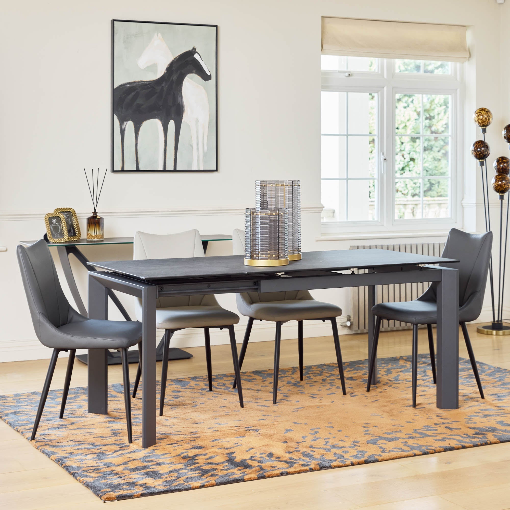 Tarranto - Ceramic Extending Dining Table