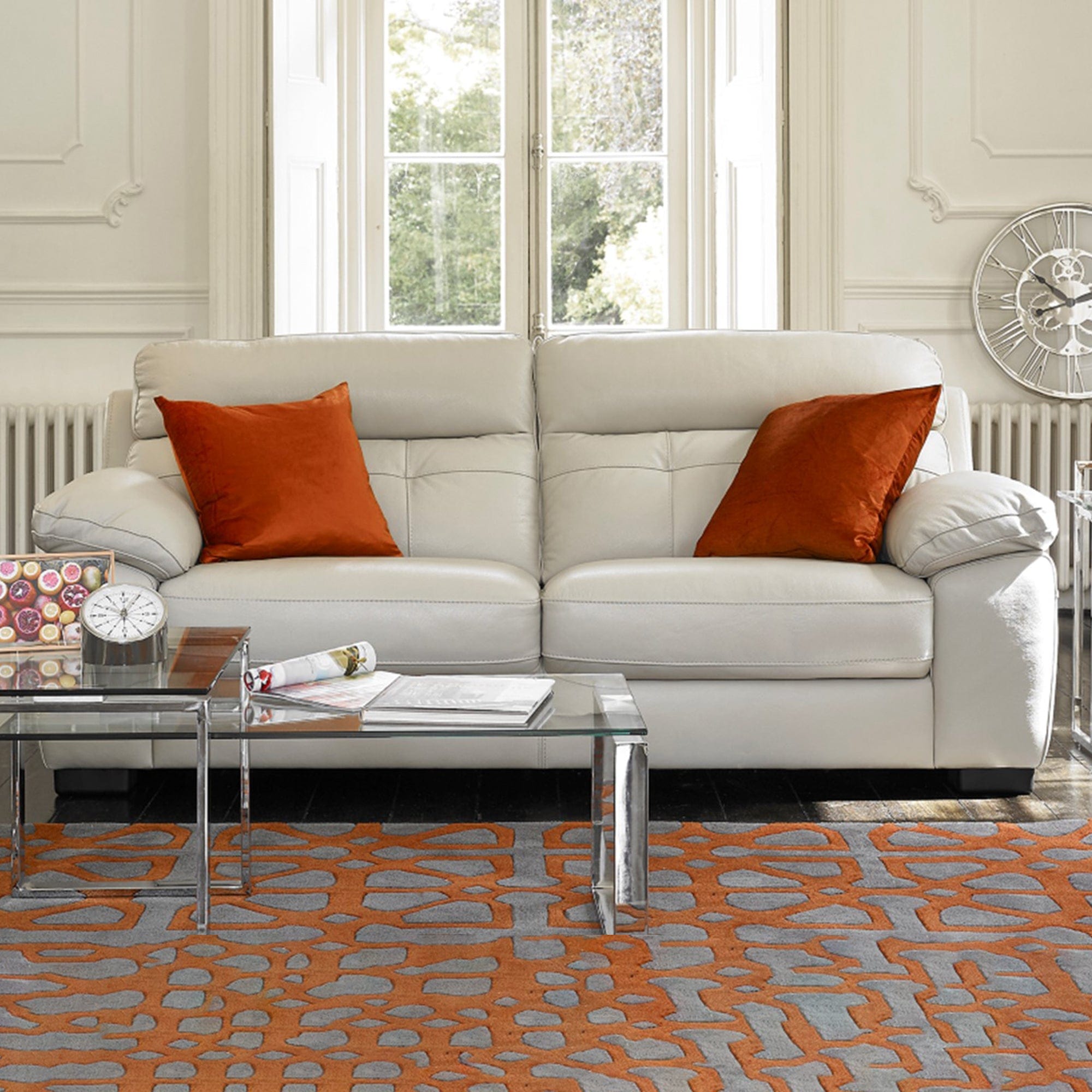 Trapani - 3 Seat Sofa, Leather