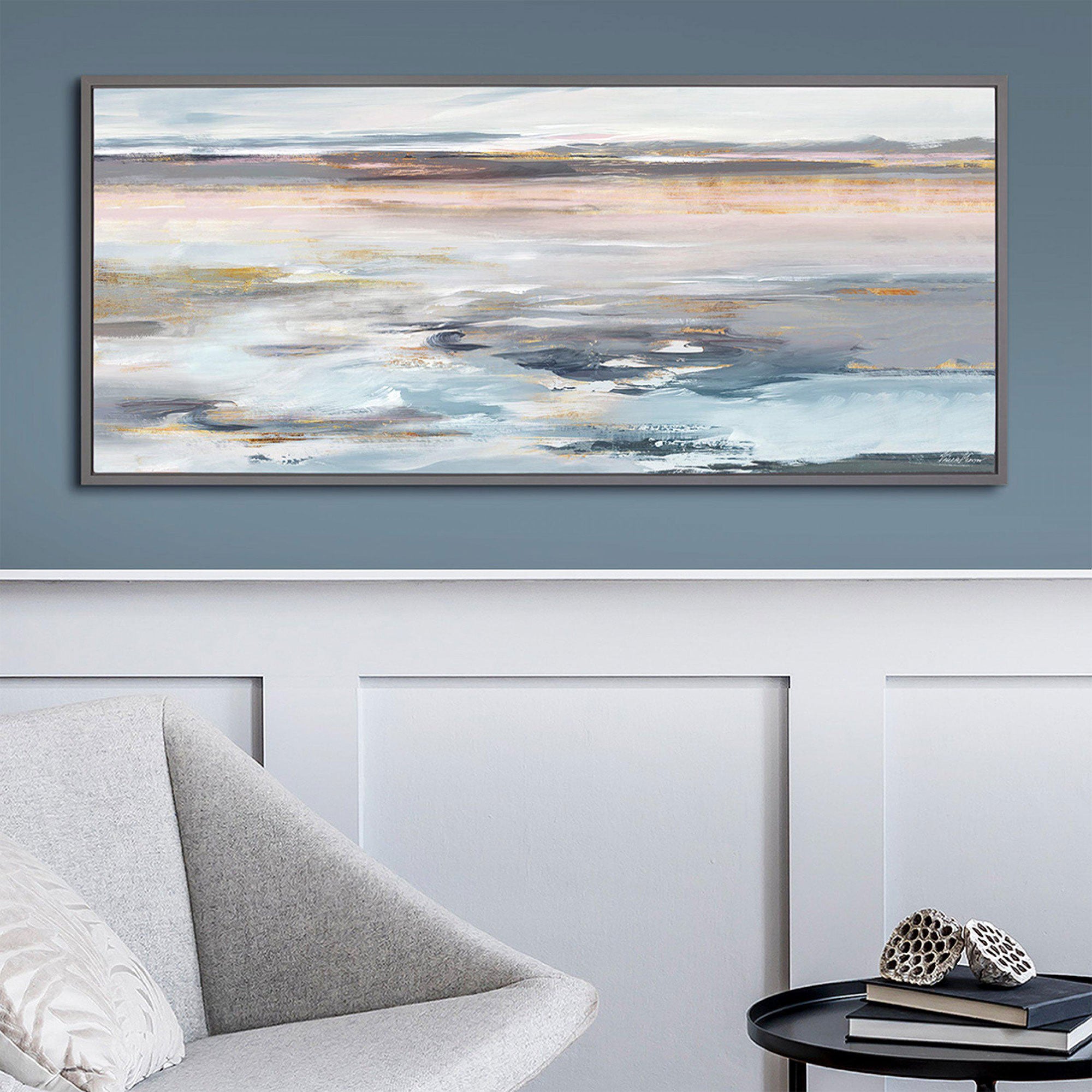 Even Tide - Framed Canvas Wall Art