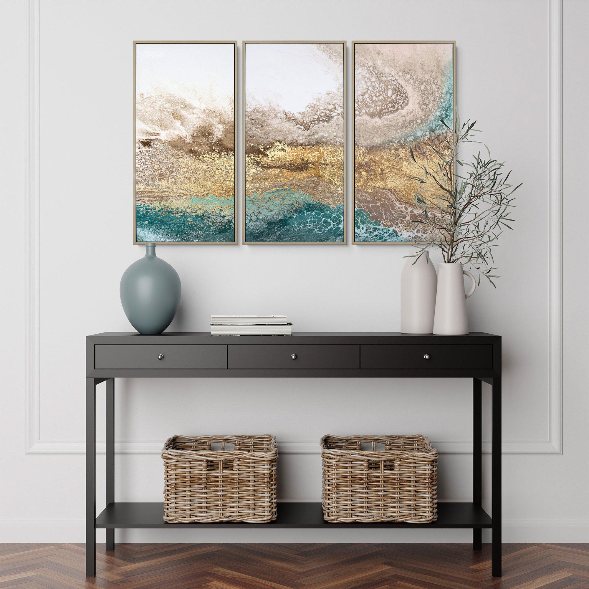 Serene - Framed Wall Art, Set Of 3