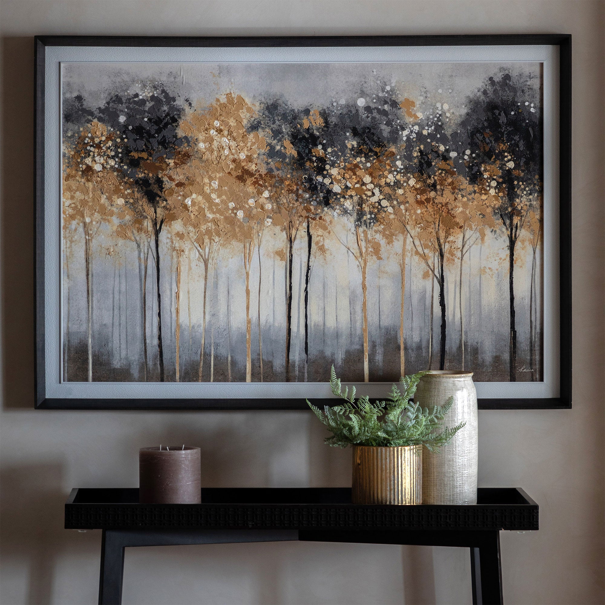 Glisten - Framed Canvas Wall Art