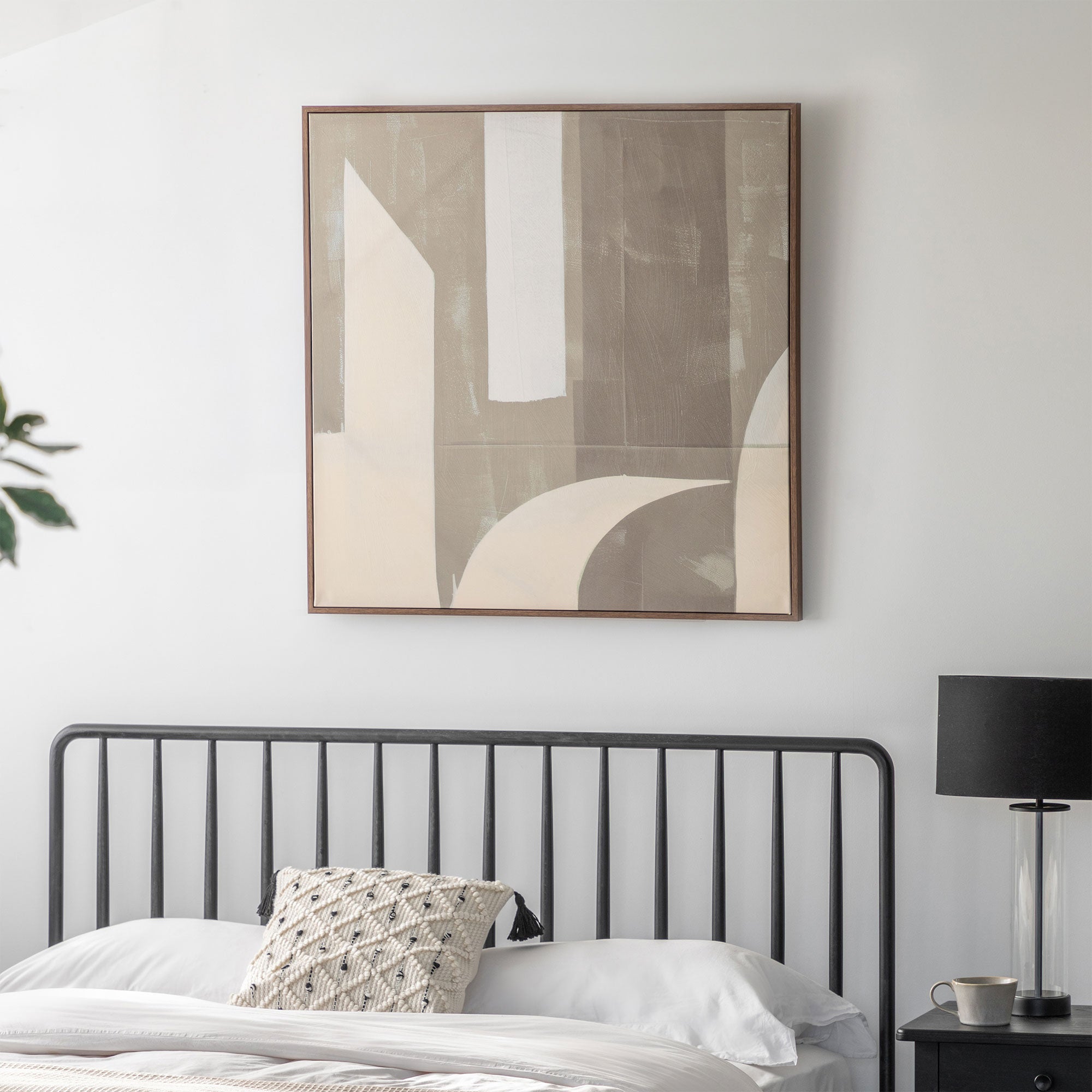Concreta Abstract - Framed Canvas Wall Art