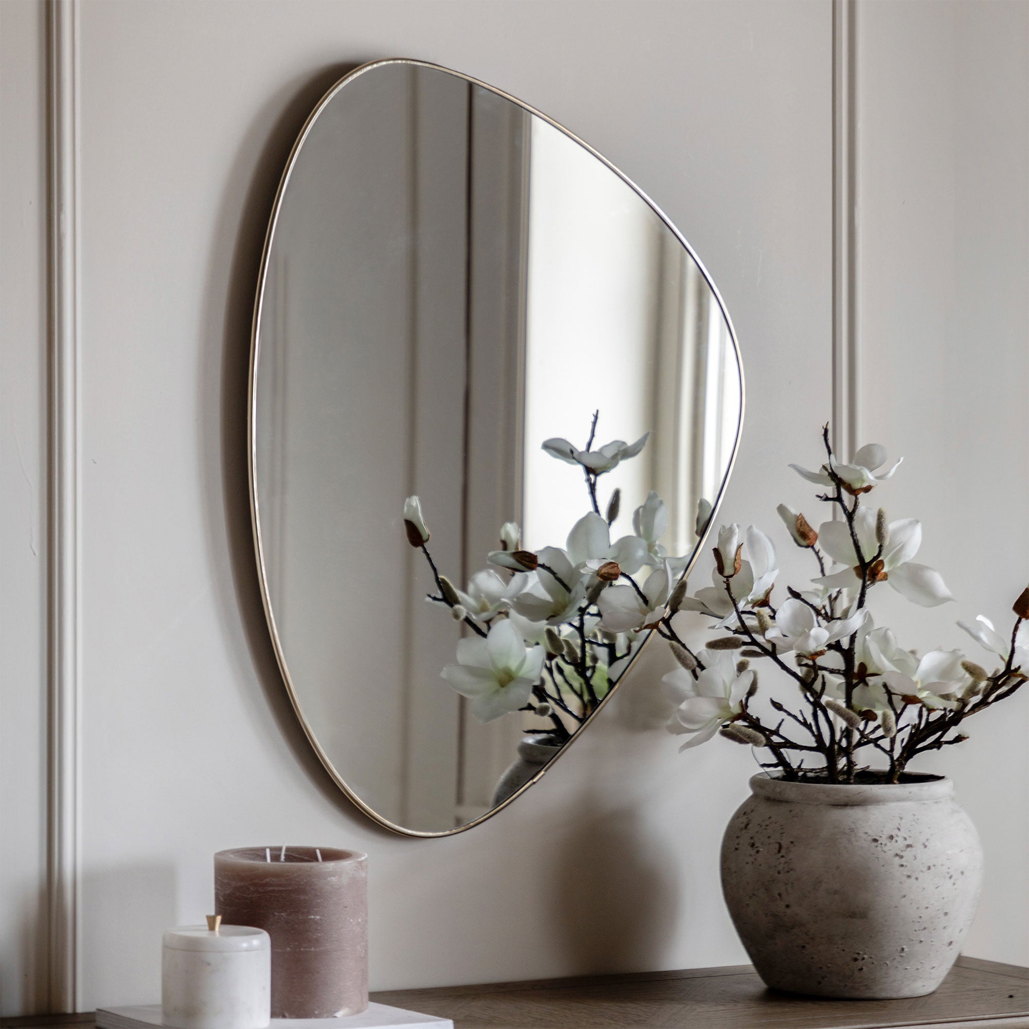Chambord Gold - Pebble Wall Mirror