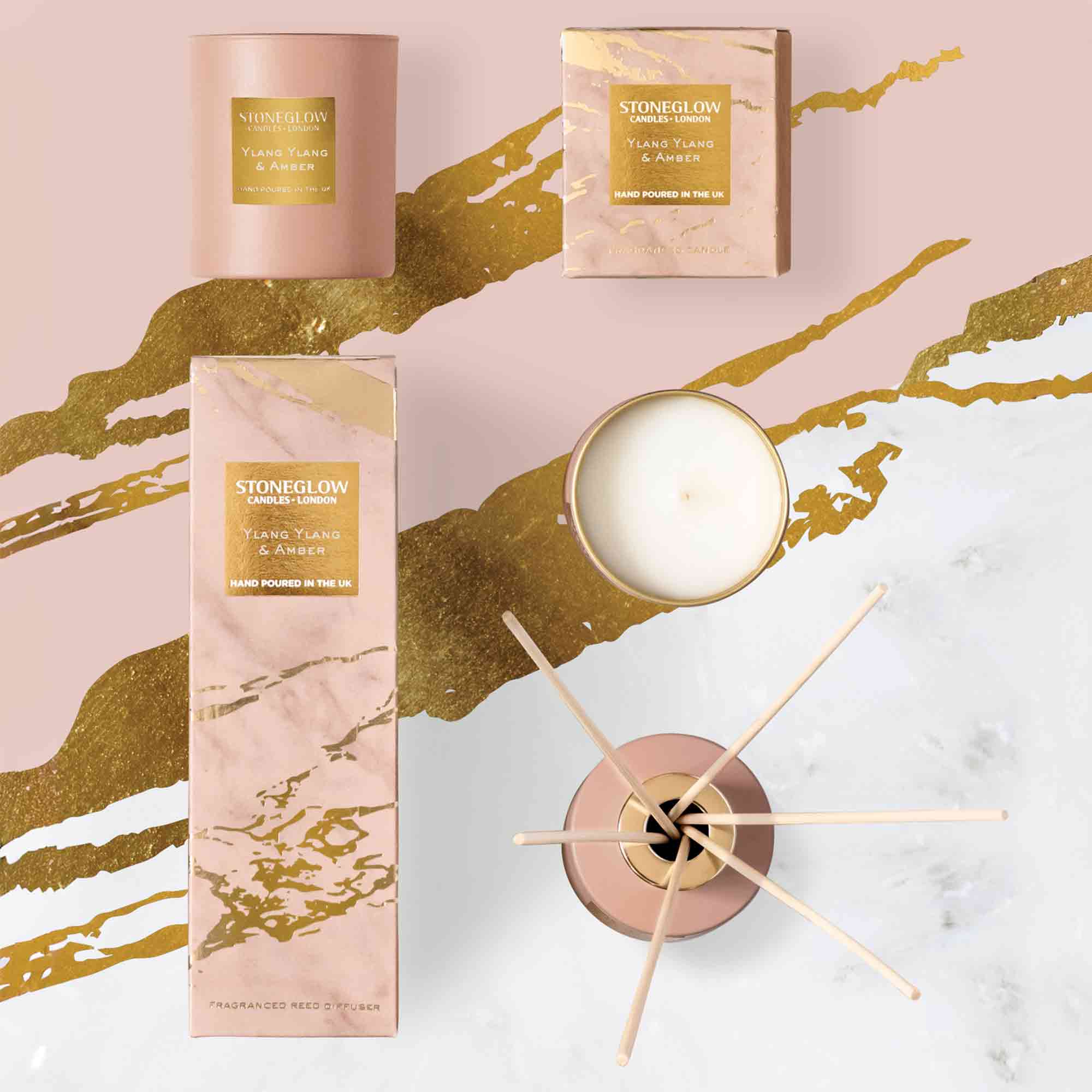 Stoneglow Luna - Ylang Ylang & Amber Reed Diffuser 120ml