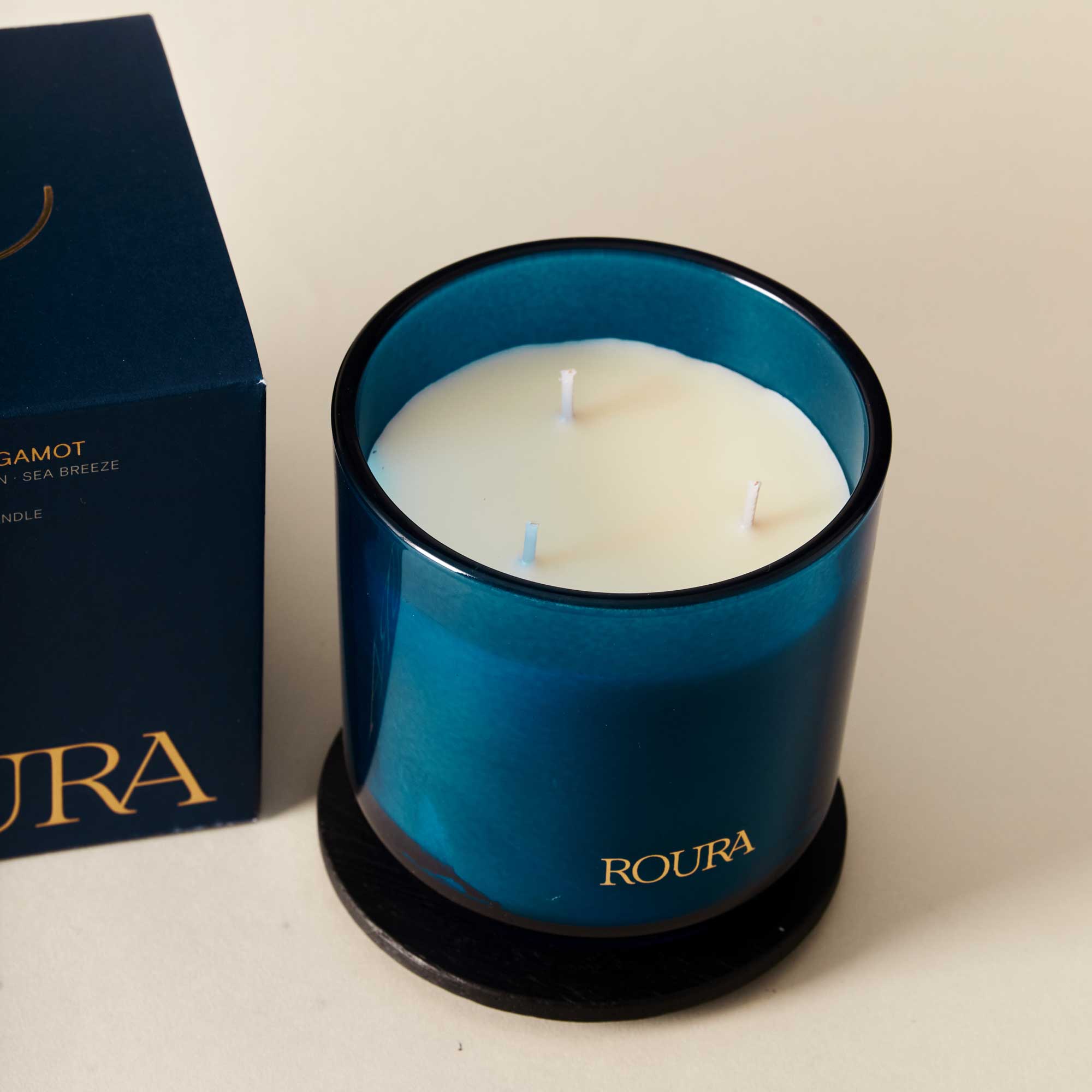 Roura - Bergamotta Wood Candle & Reed Diffuser Set