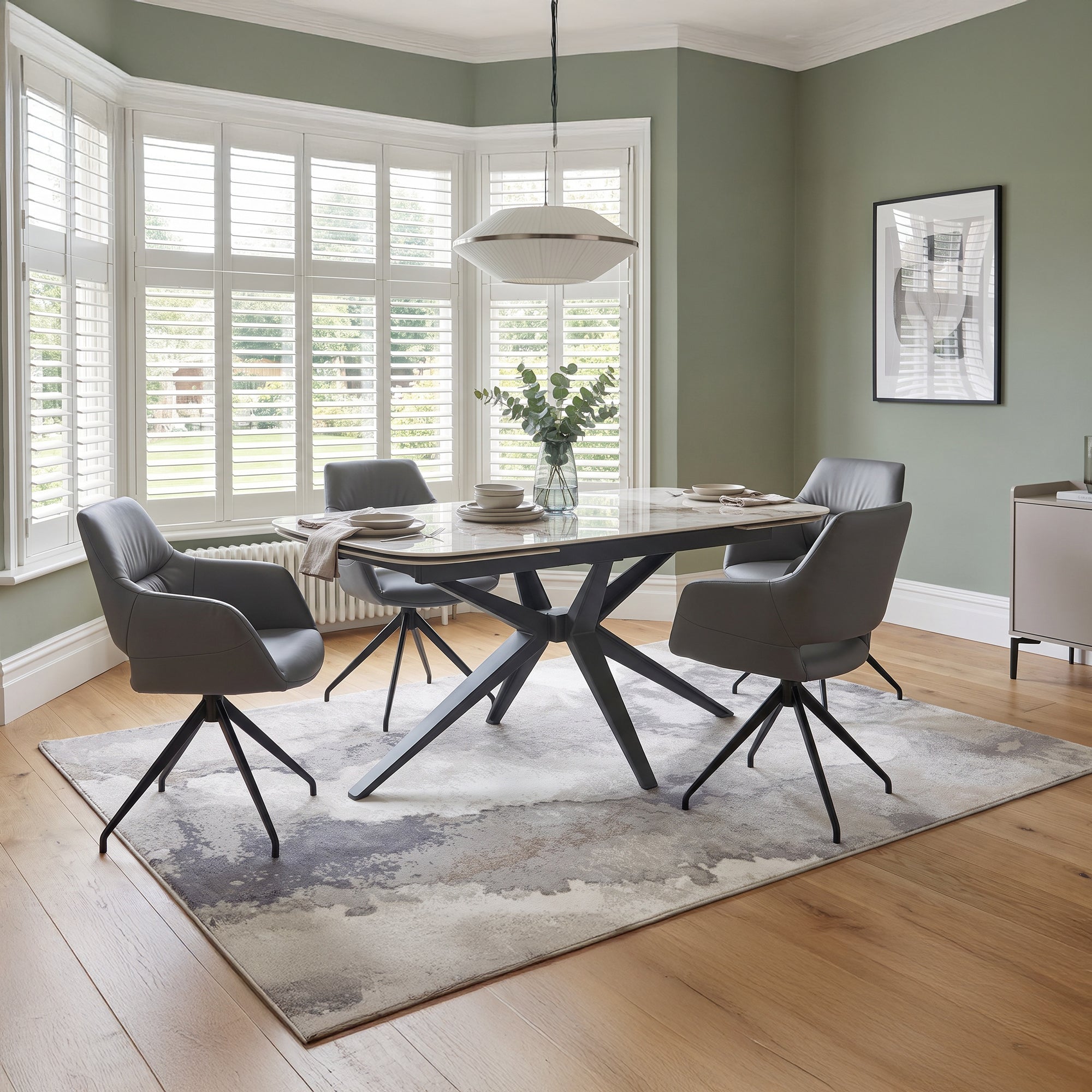 Cartier - Ceramic Extending Dining Table