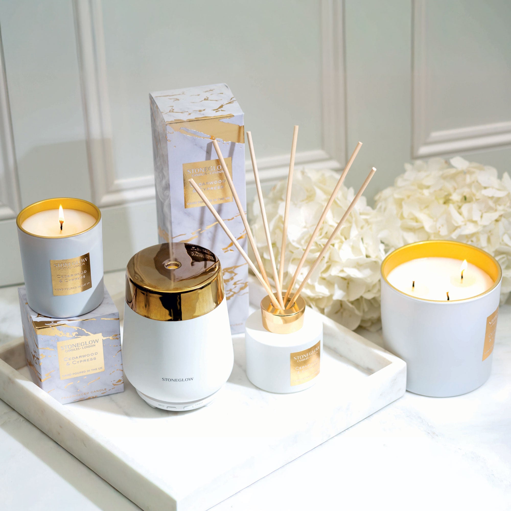 Stoneglow Luna - Cedarwood & Cypress Reed Diffuser 120ml