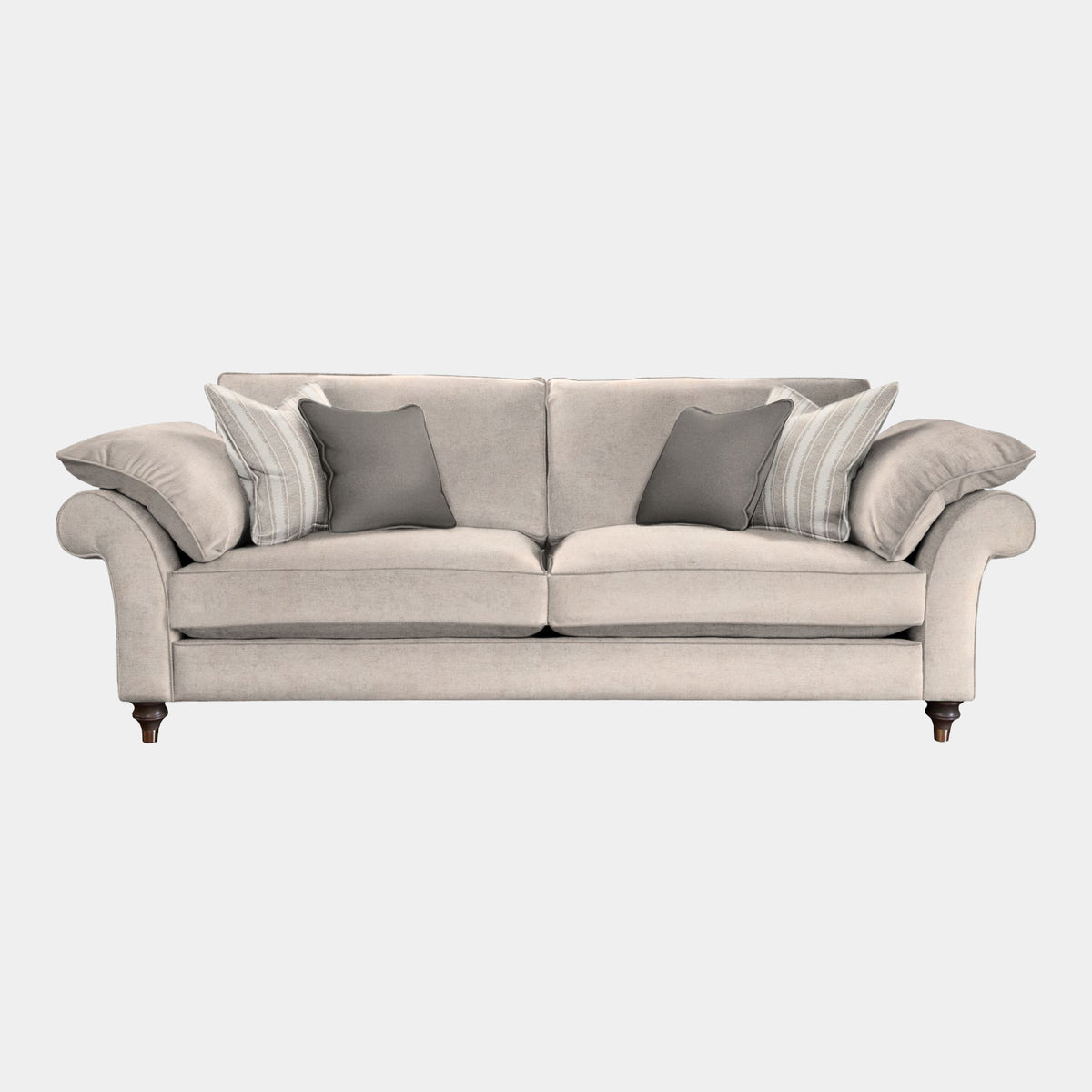 Yale - Round Footstool, Fabric 6
