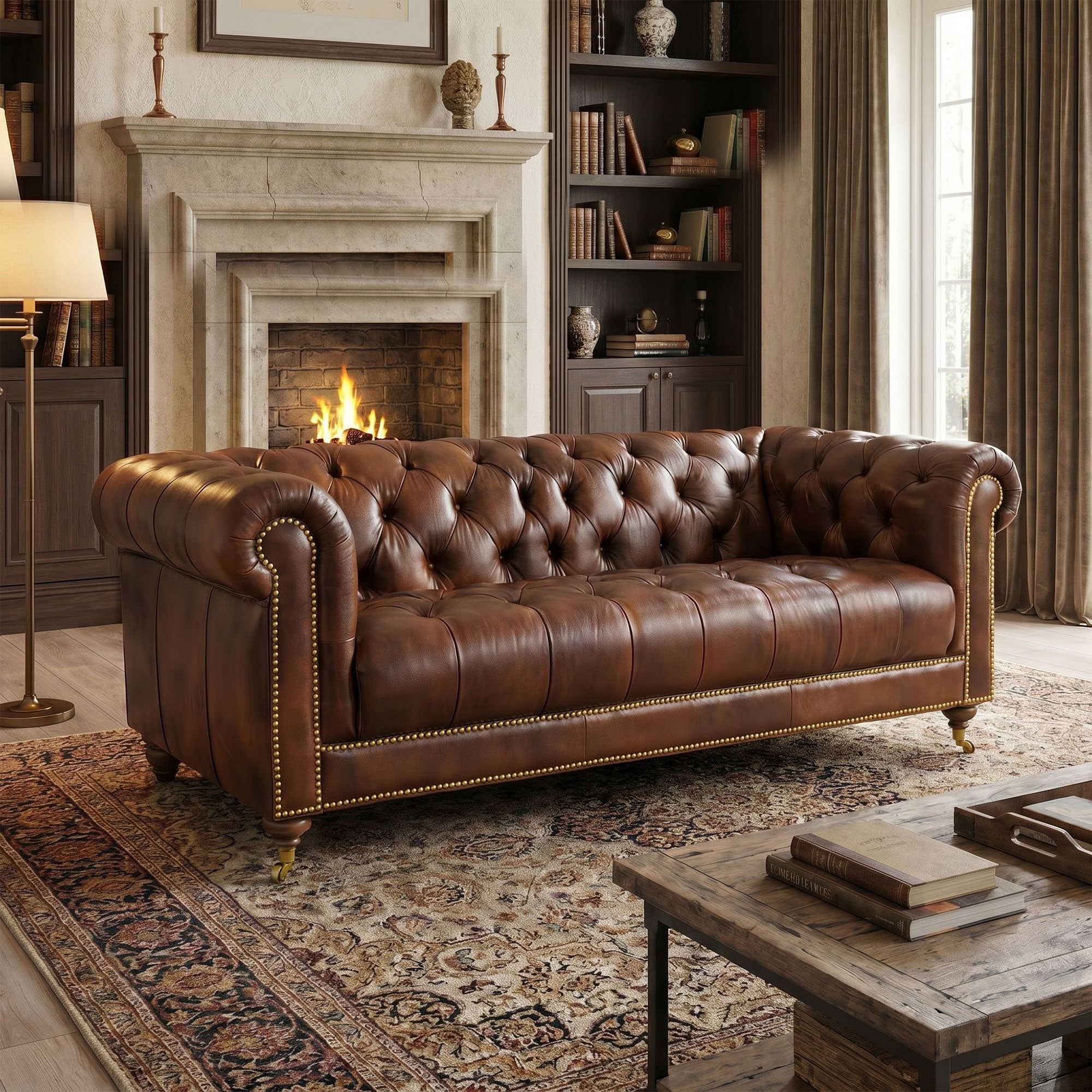 Blenheim - 3 Seat Sofa In Leather
