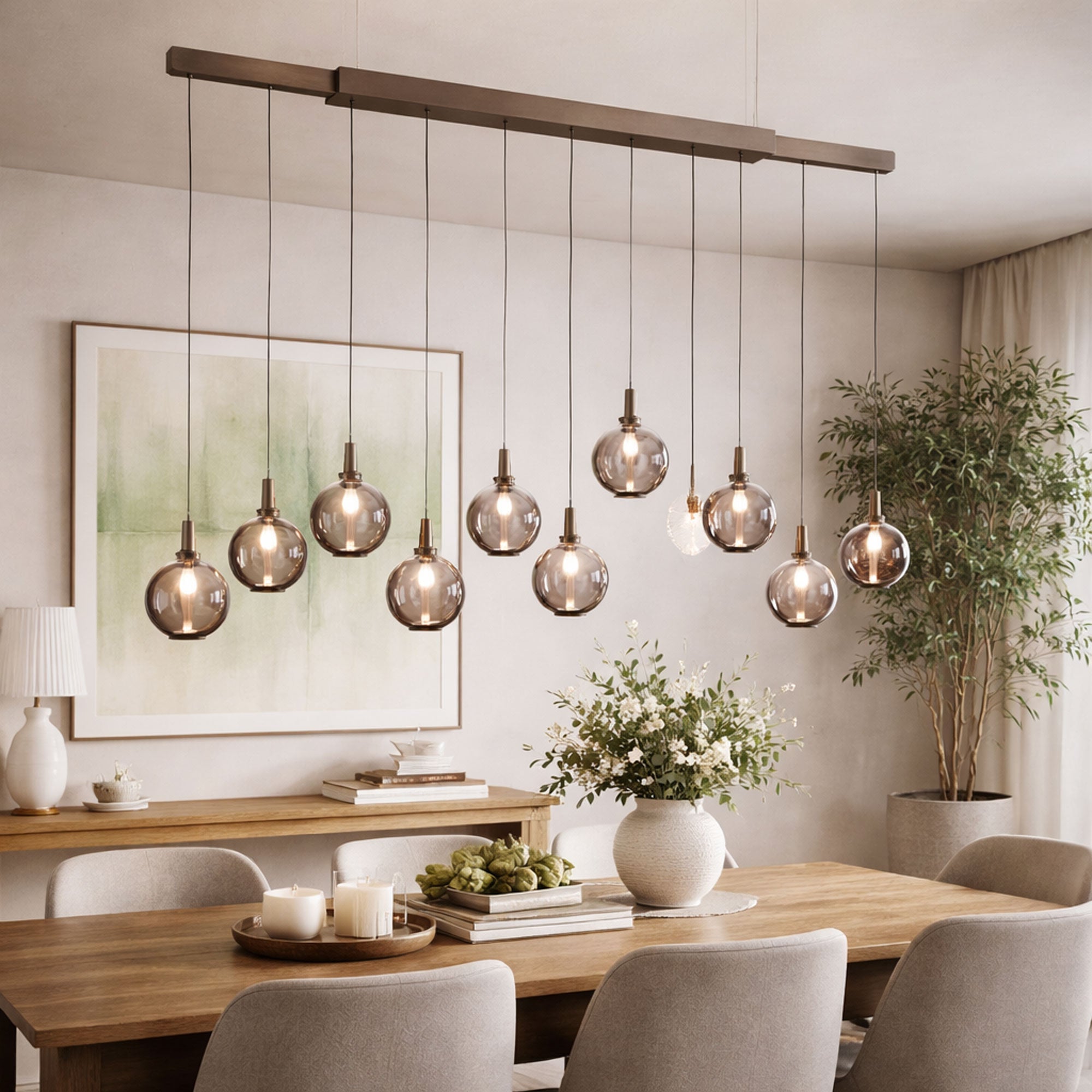 Glide Brown - Pendant Ceiling Light, Extender