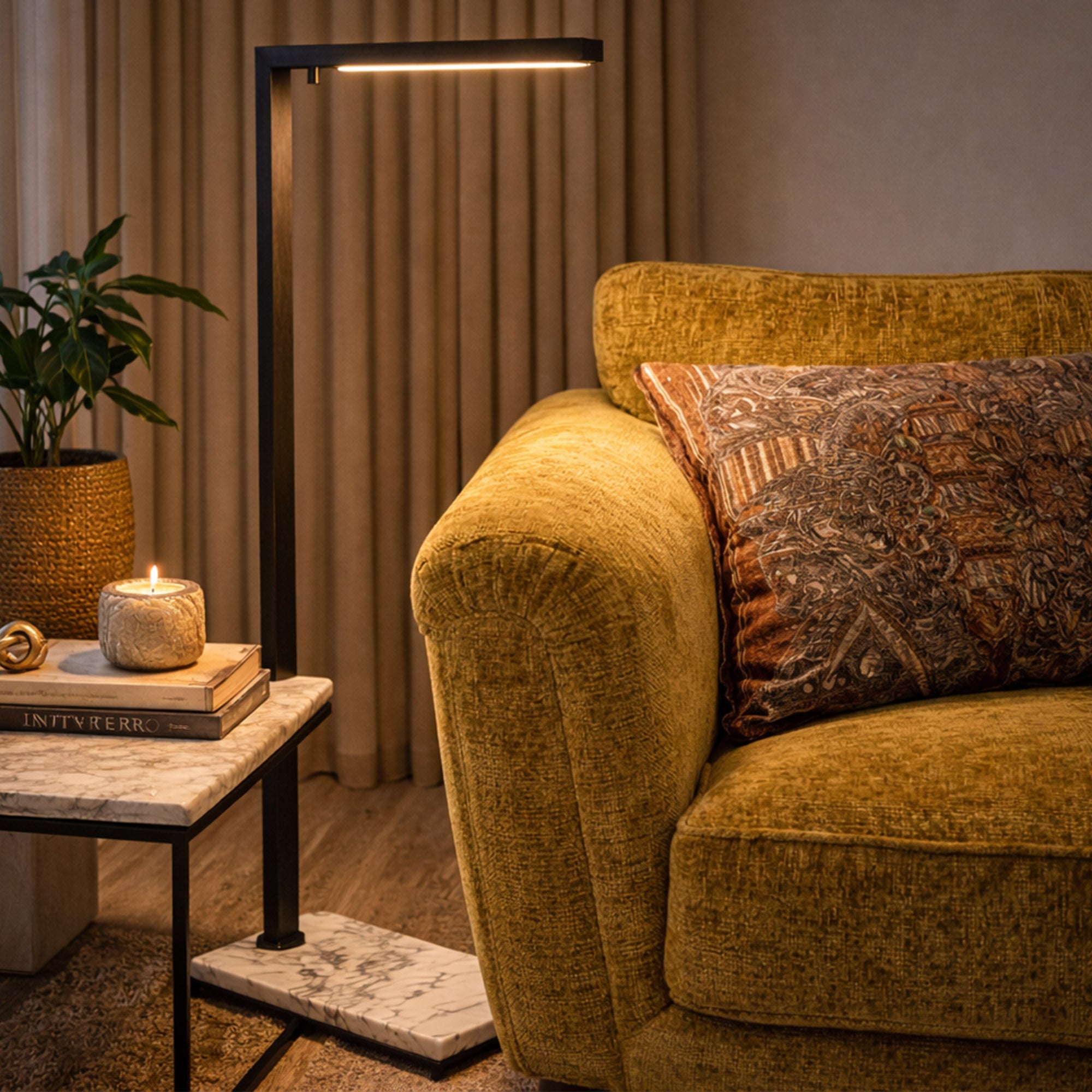 Hoek Black - Floor Lamp