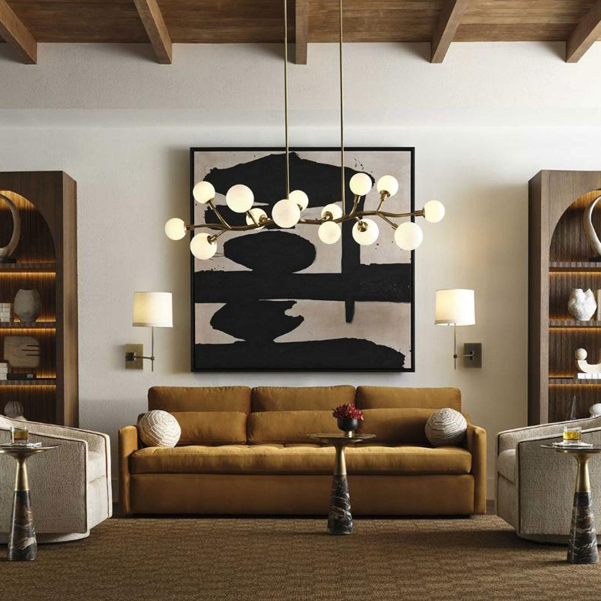 Ramon Antique Brass - Pendant Ceiling Light