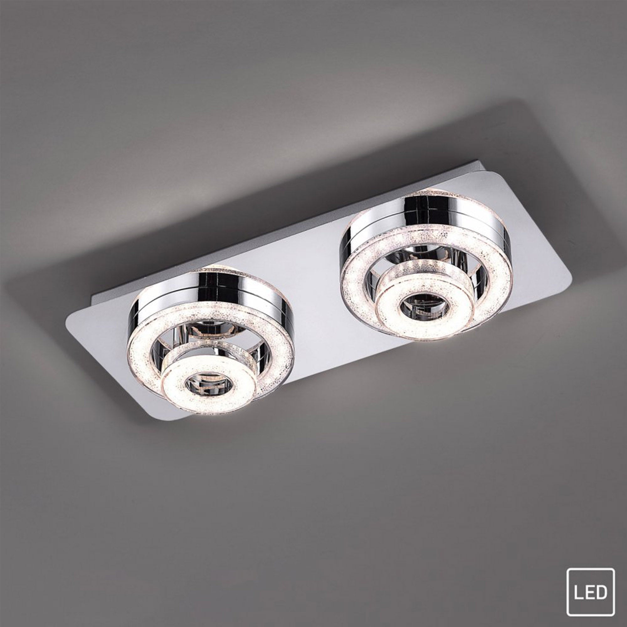 Rolo - 2 Light LED Ceiling Light