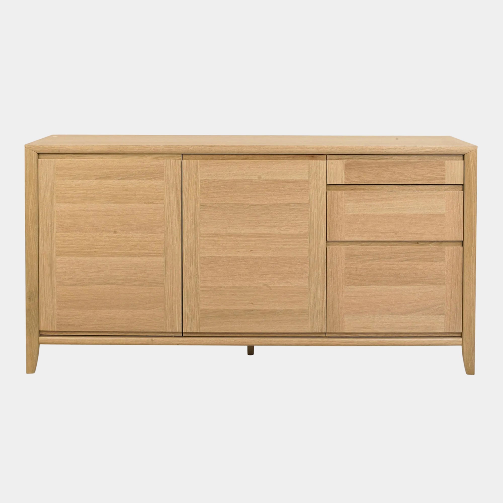 Bremen - 2 Door Sideboard With Drawers, Oak