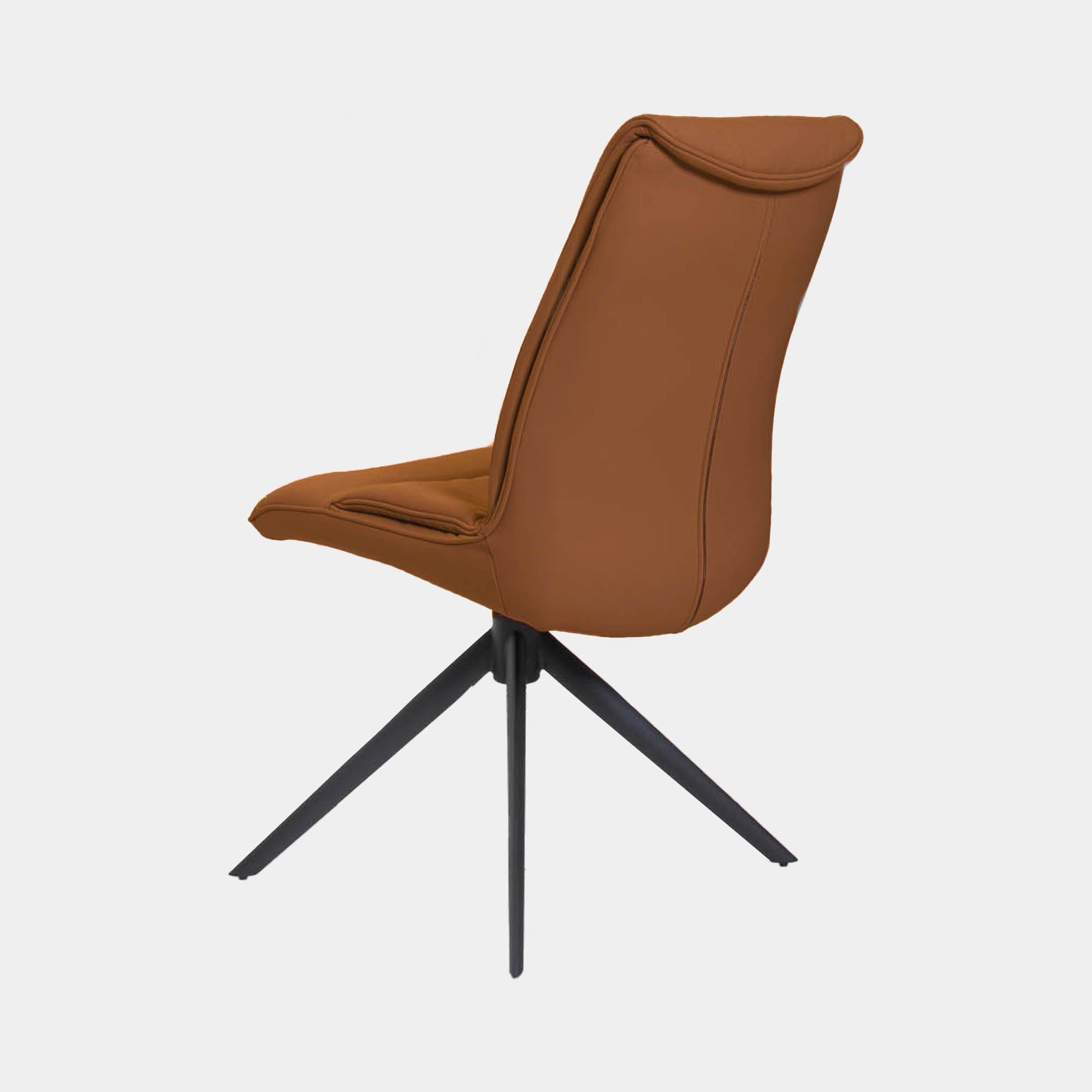 Tannery - Swivel Dining Chair, Tan Leather