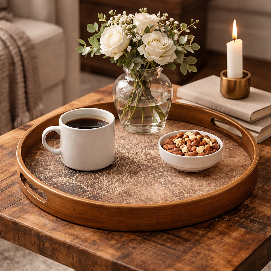 World Map - Decorative Tray
