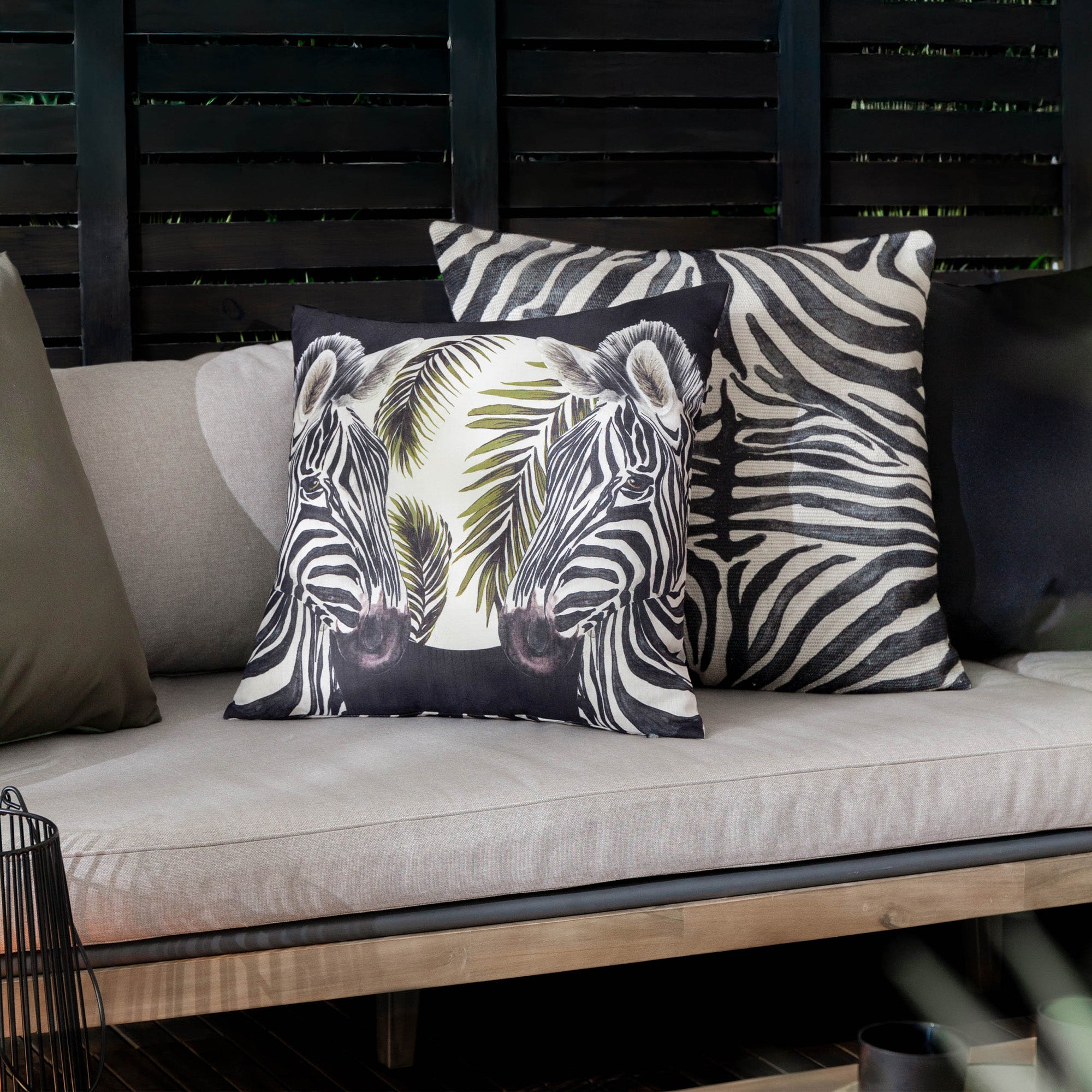 Zeebra - Zebra Print Outdoor Cushion 50x50cm