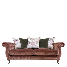 4 Seat Pillow Back Sofa In Fabric - Brancaster