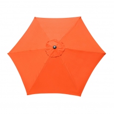 Genoa - 3m Orange Garden Parasol